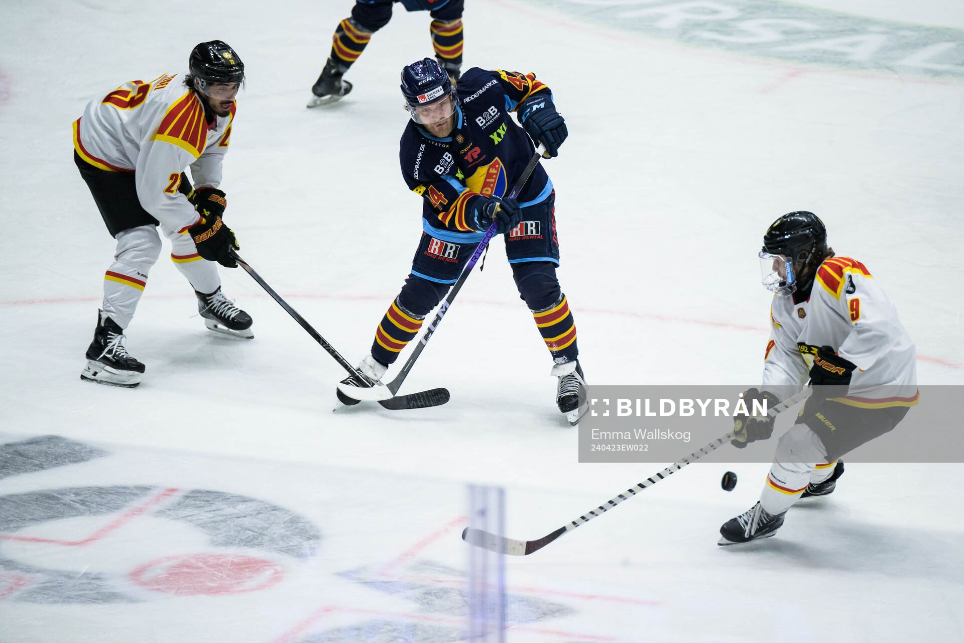 Brynäs Tyler Vesel och Tyler Kelleher och Djurgårdens