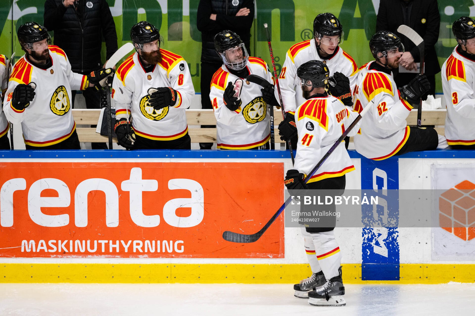 Brynäs Greg Scott  jublar