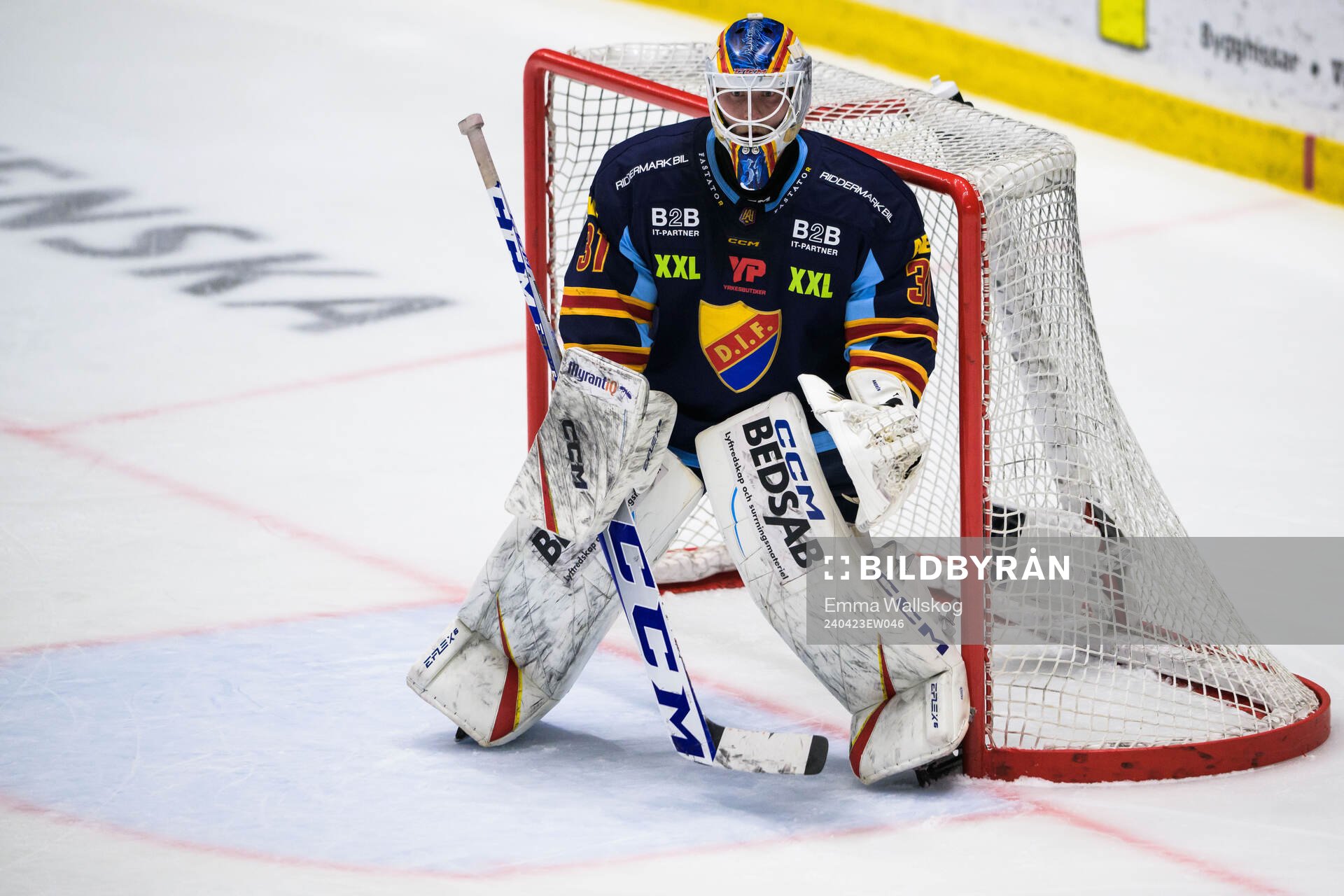 Djurgårdens målvakt Viktor Andrén