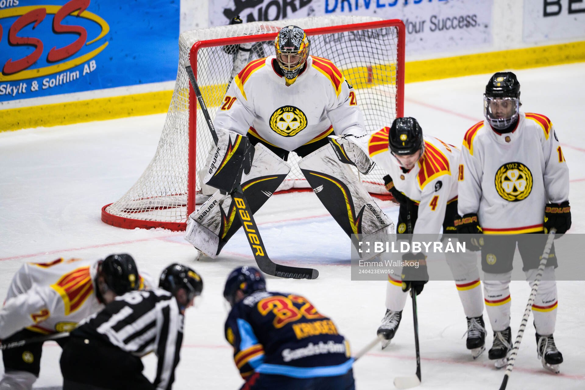 Brynäs målvakt Damian Clara