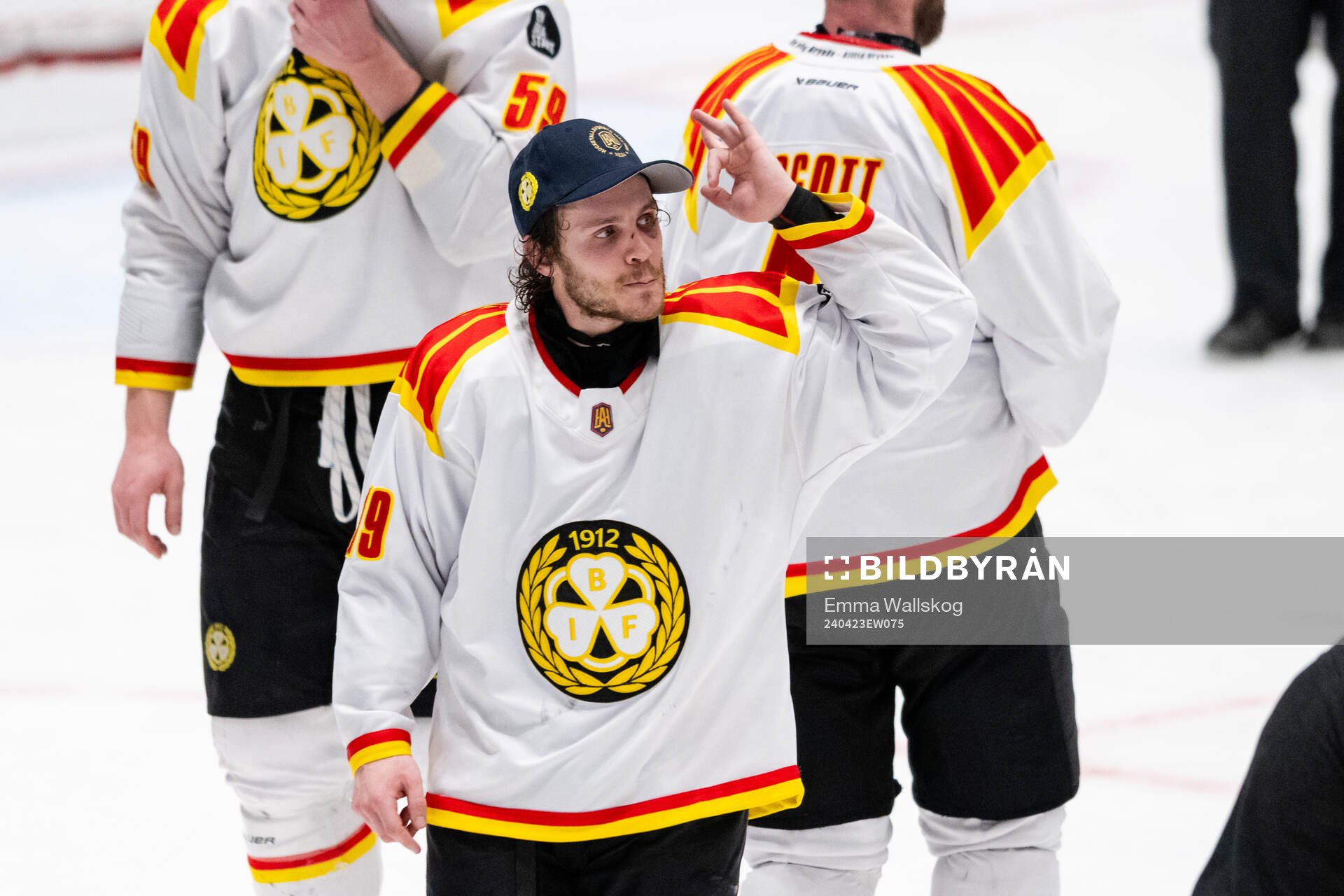 Brynäs Tyler Kelleher jublar