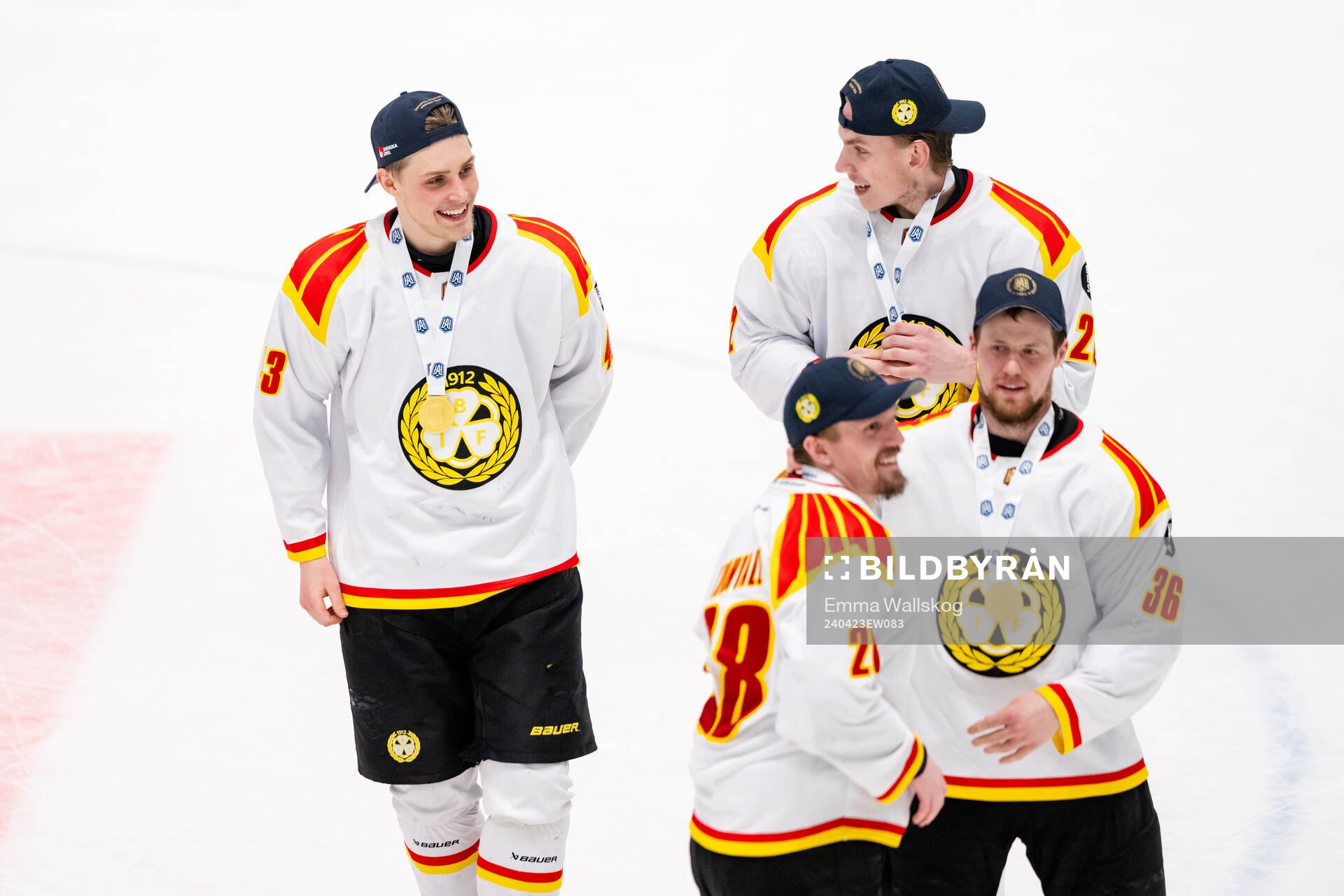 Brynäs Noel Nordh , Kasper Larsen , Johannes Kinnvall och