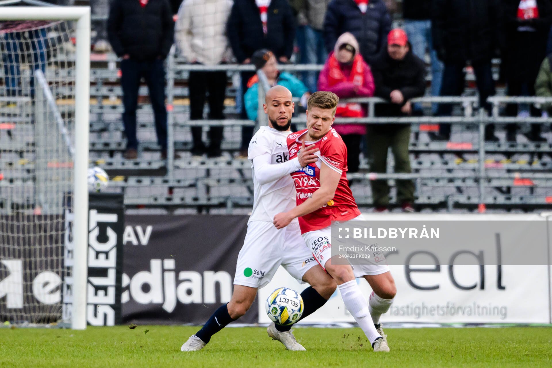 Helsingborgs Sumar Almadjed och Degerfors Kevin Holmén