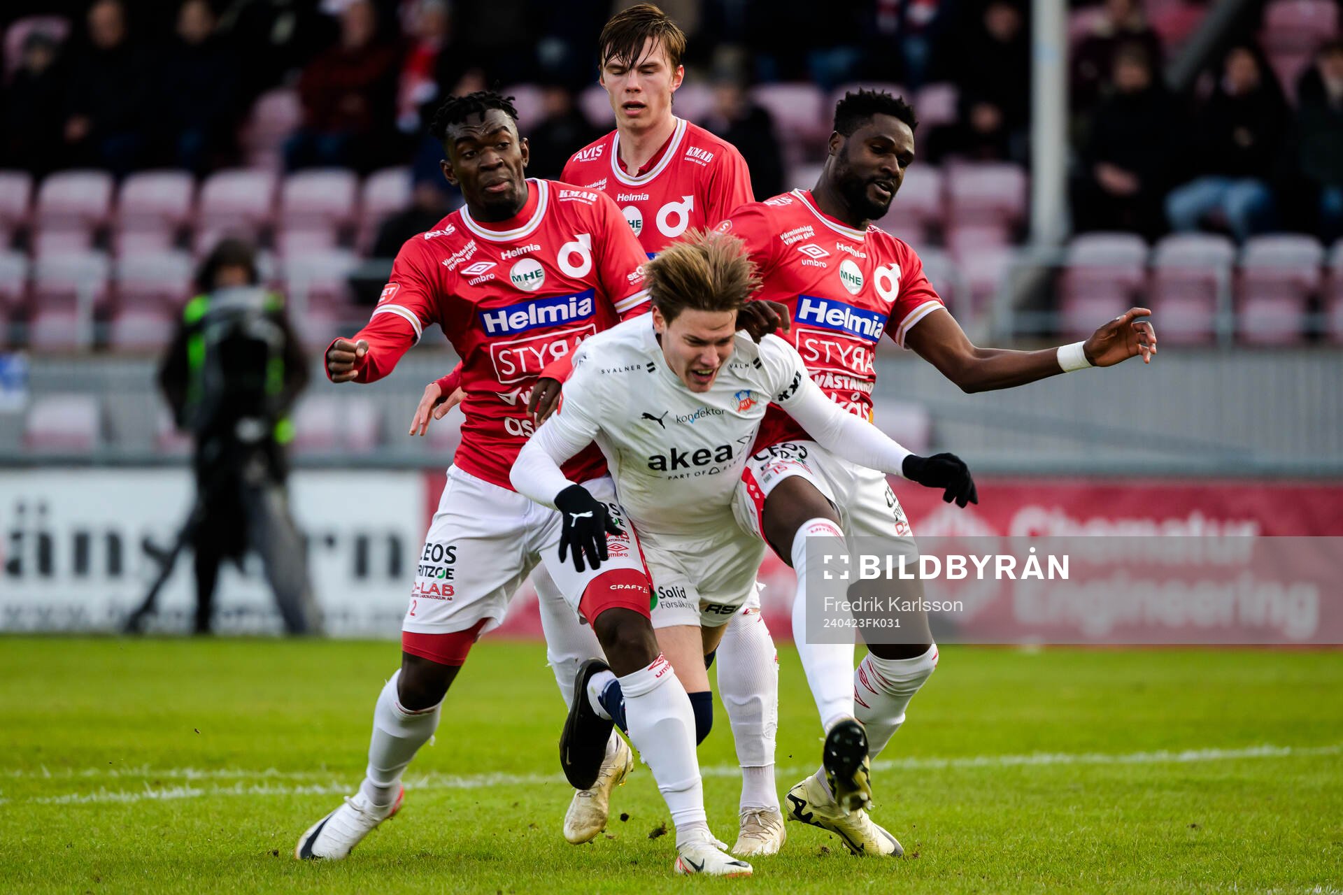 Degerfors Mamadouba Diaby, Oscar Wallin och Nasiru Moro