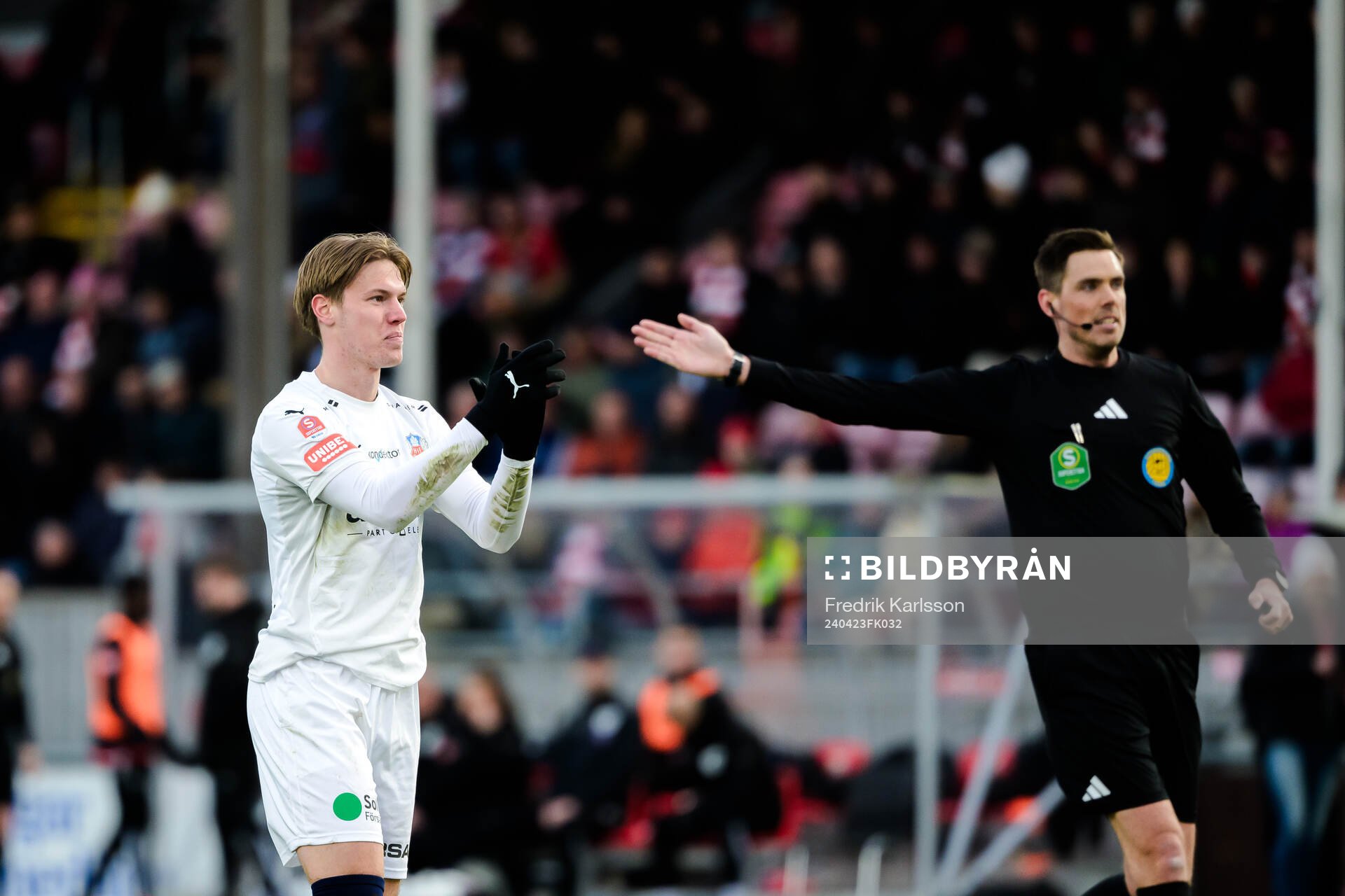 Helsingborgs Taylor Silverholt jublar