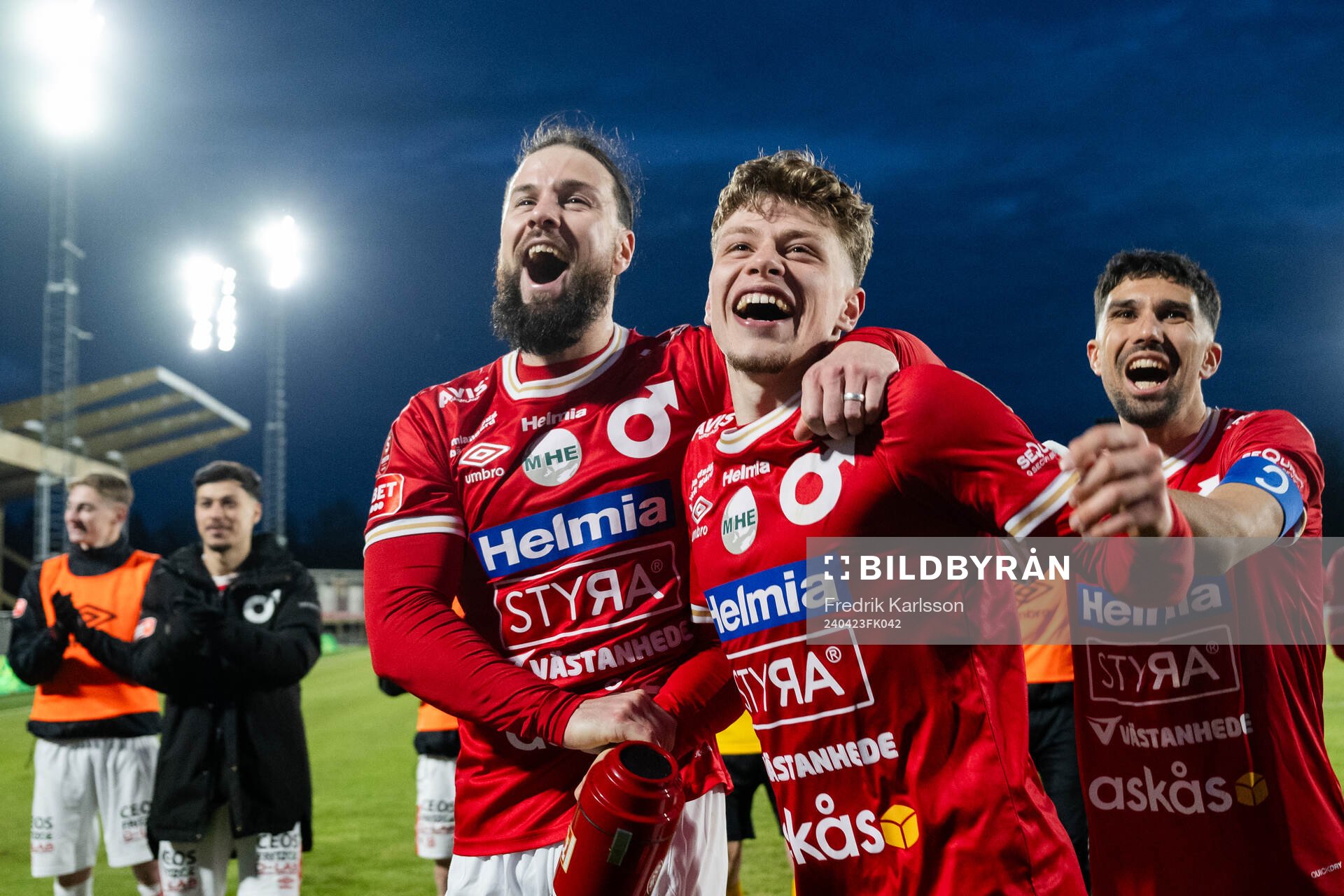 Degerfors Abdelkarim Mammar Chaouche , Gustav Lindgren och