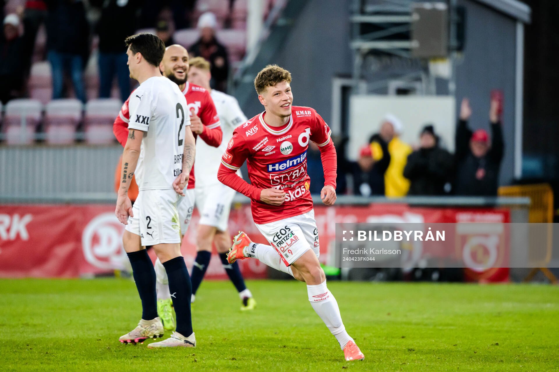 Degerfors Gustav Lindgren jublar