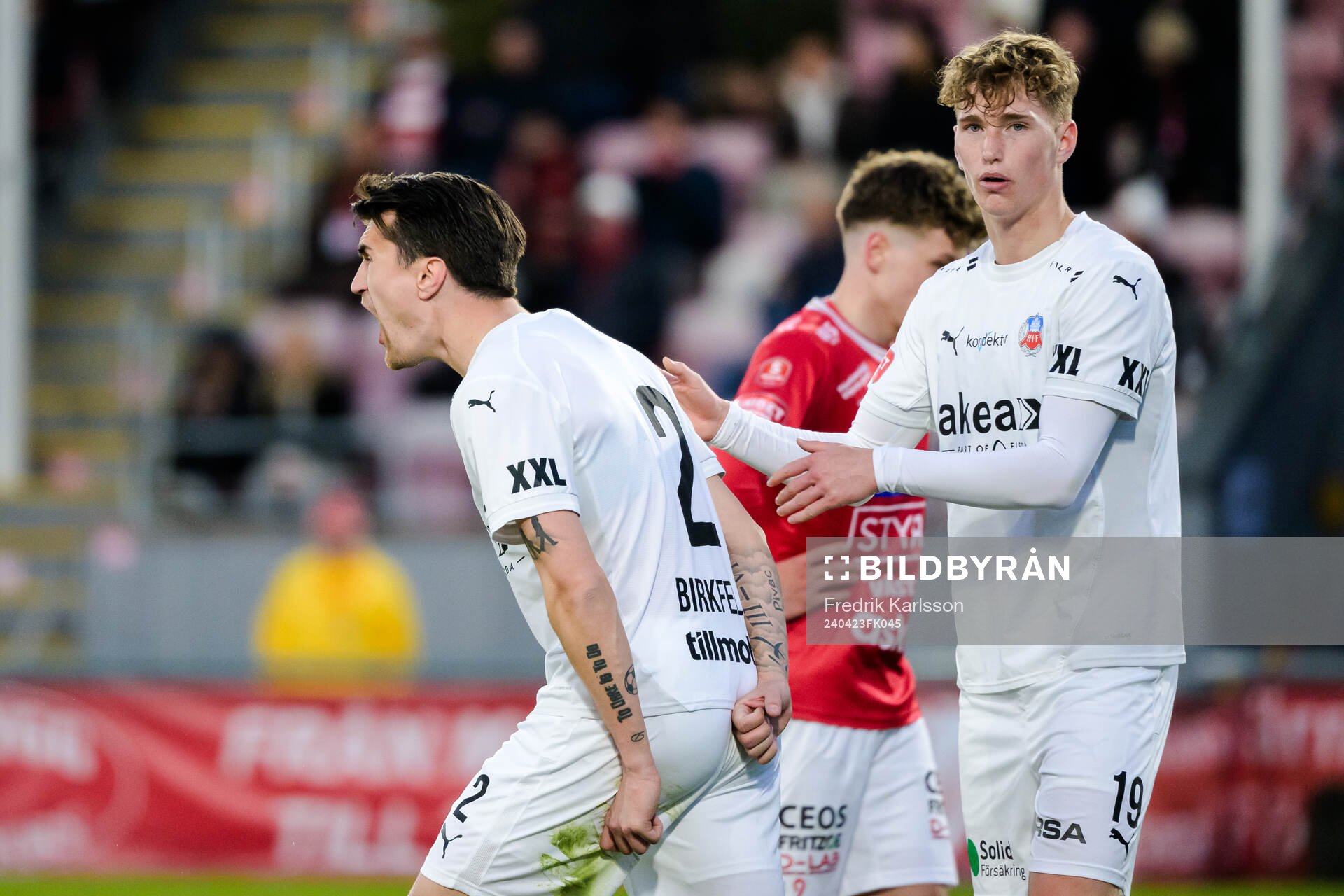 Helsingborgs Jon Birkfeldt och Benjamin Örn deppar
