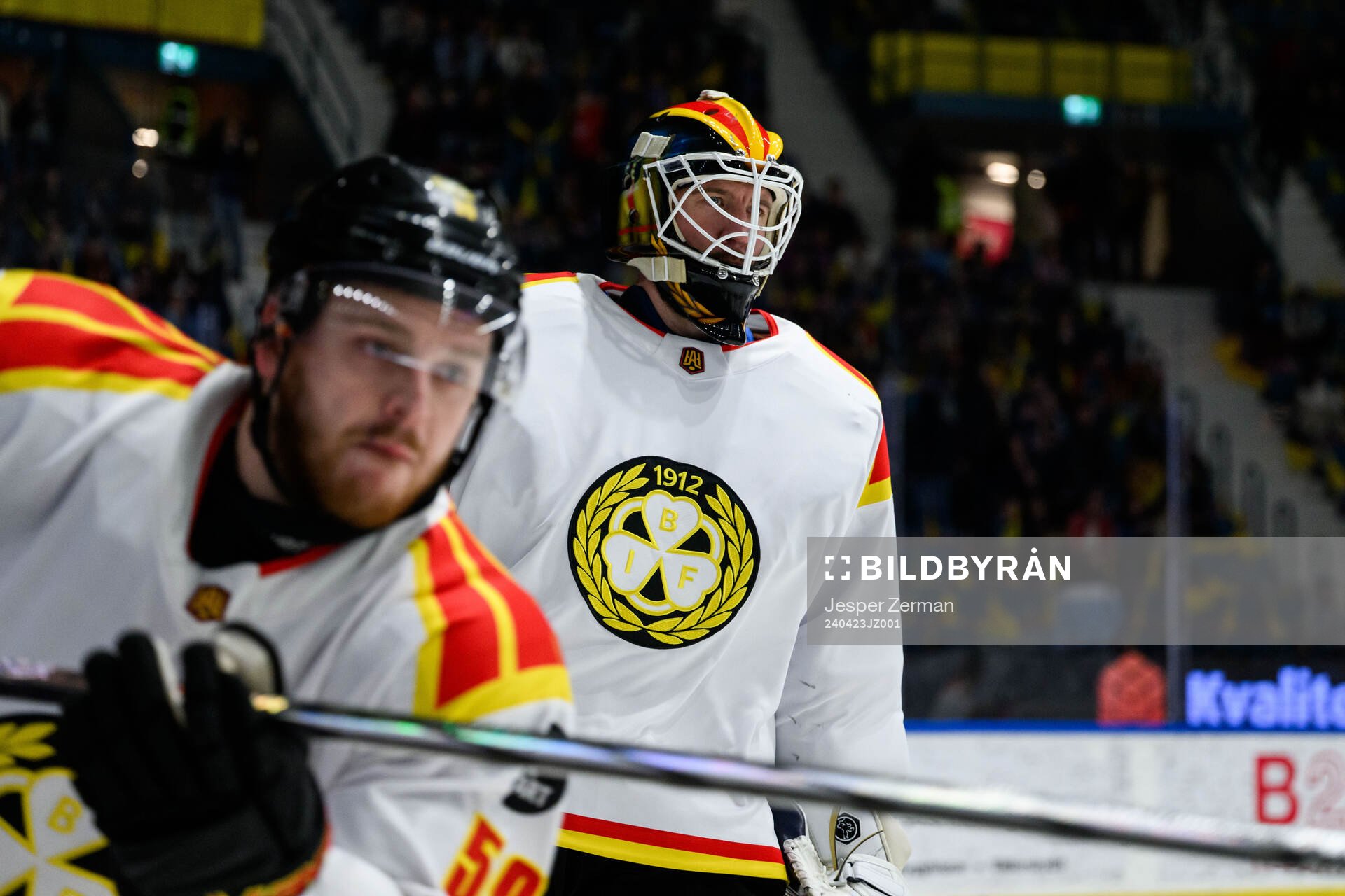 Brynäs målvakt Jared Coreau