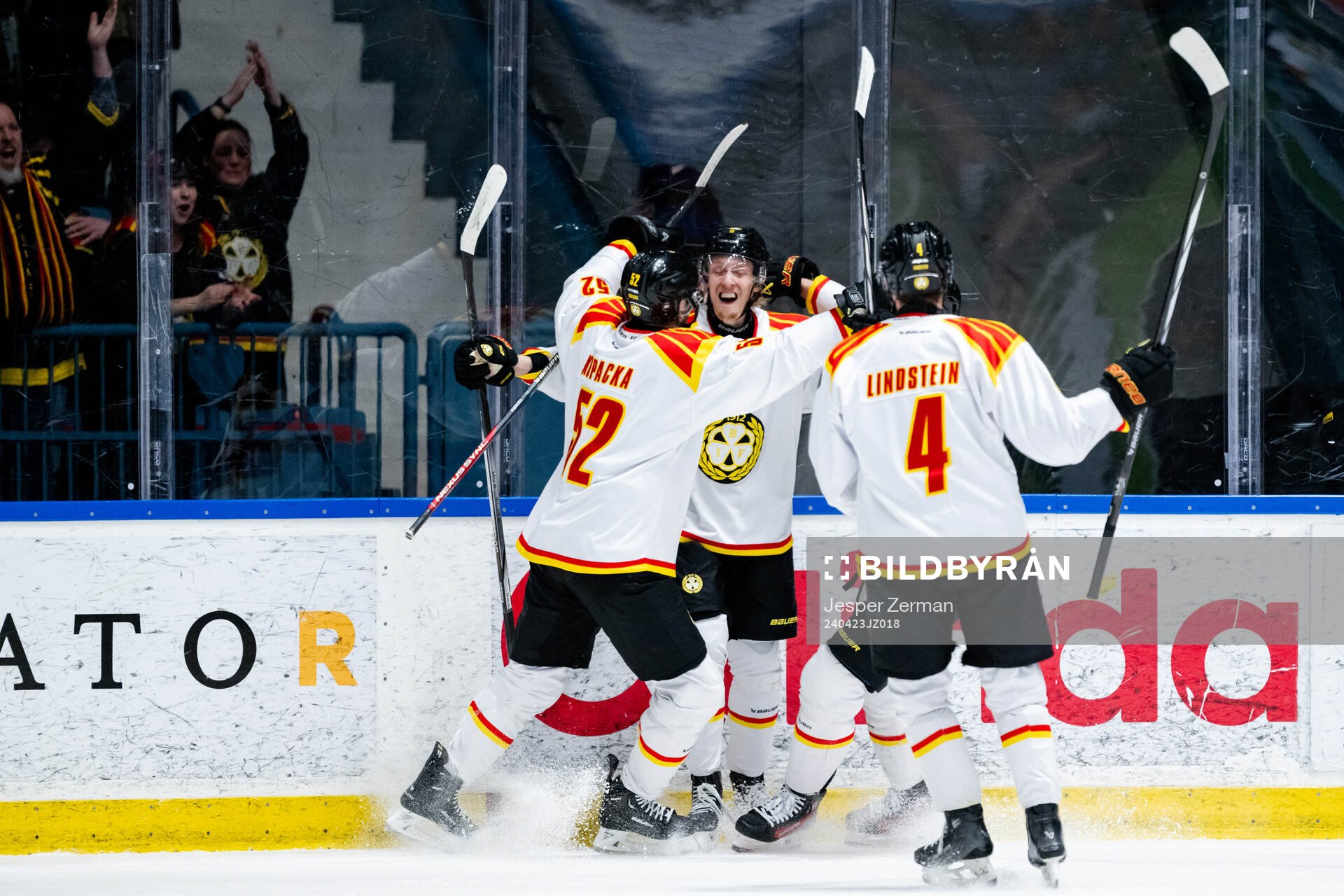 Brynäs Oliver Tärnström jublar