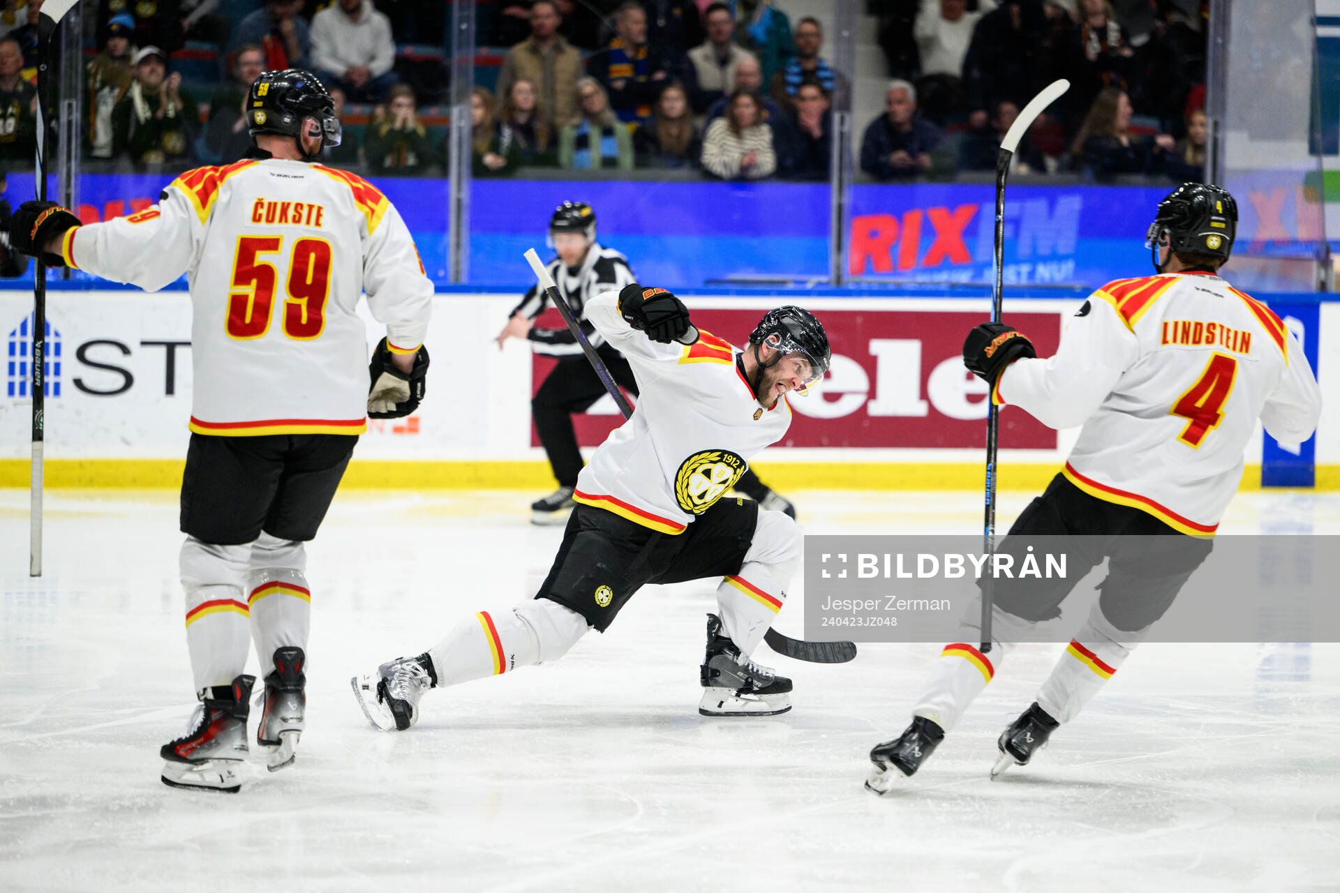 Brynäs Greg Scott jublar