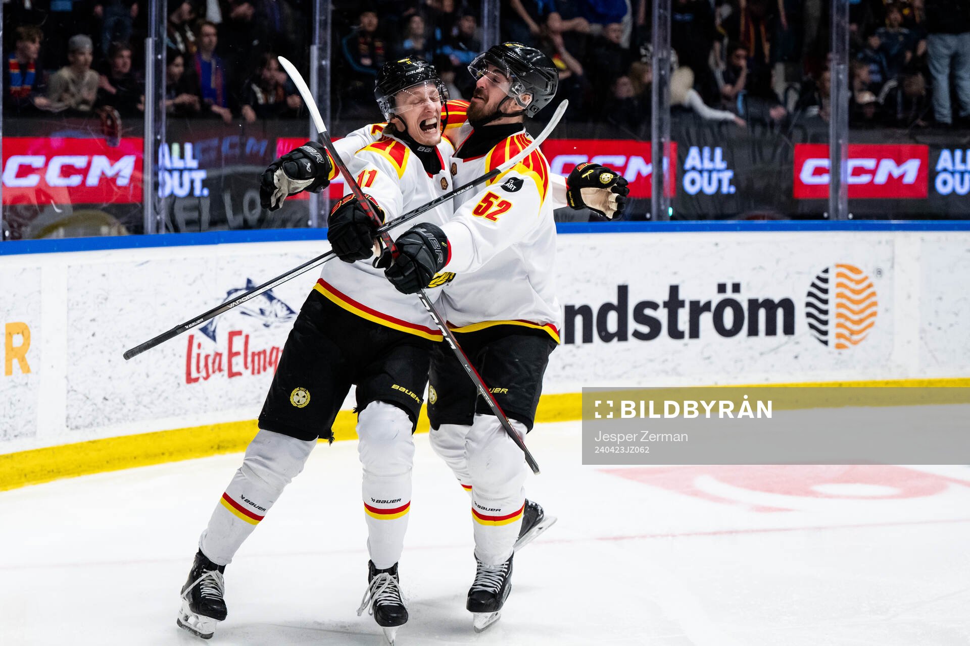 Brynäs Oliver Tärnström jublar