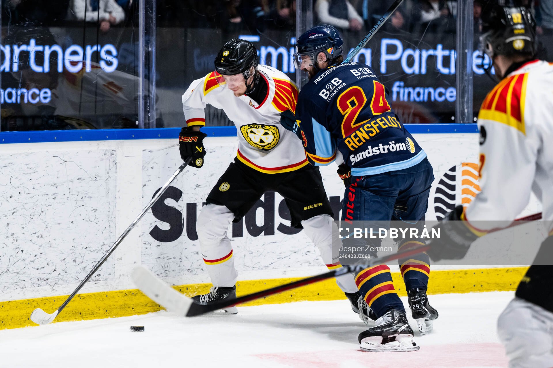 Brynäs Oliver Tärnström och Djurgårdens Ludvig Rensfeldt