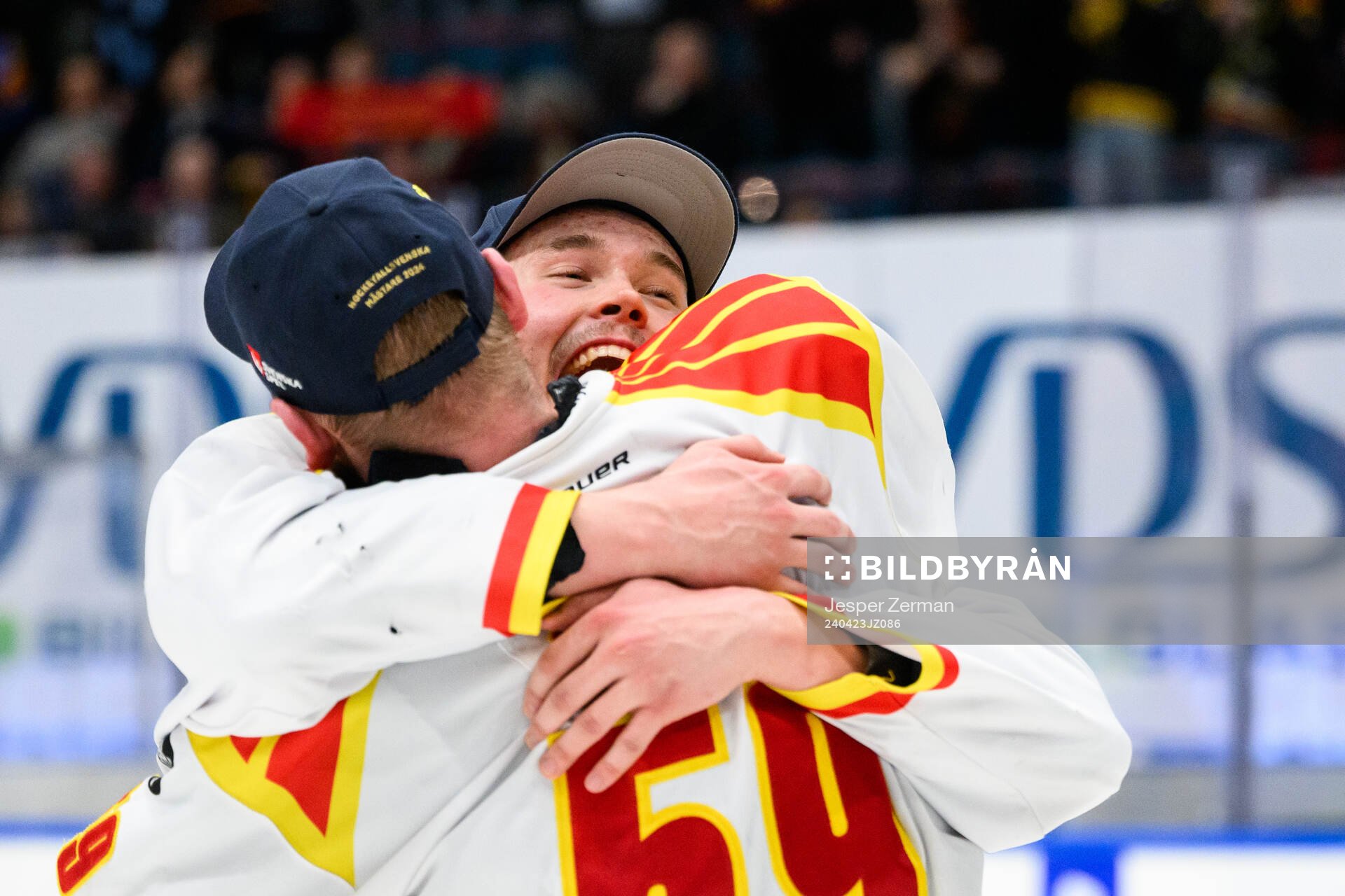 Brynäs Theo Lindstein jublar