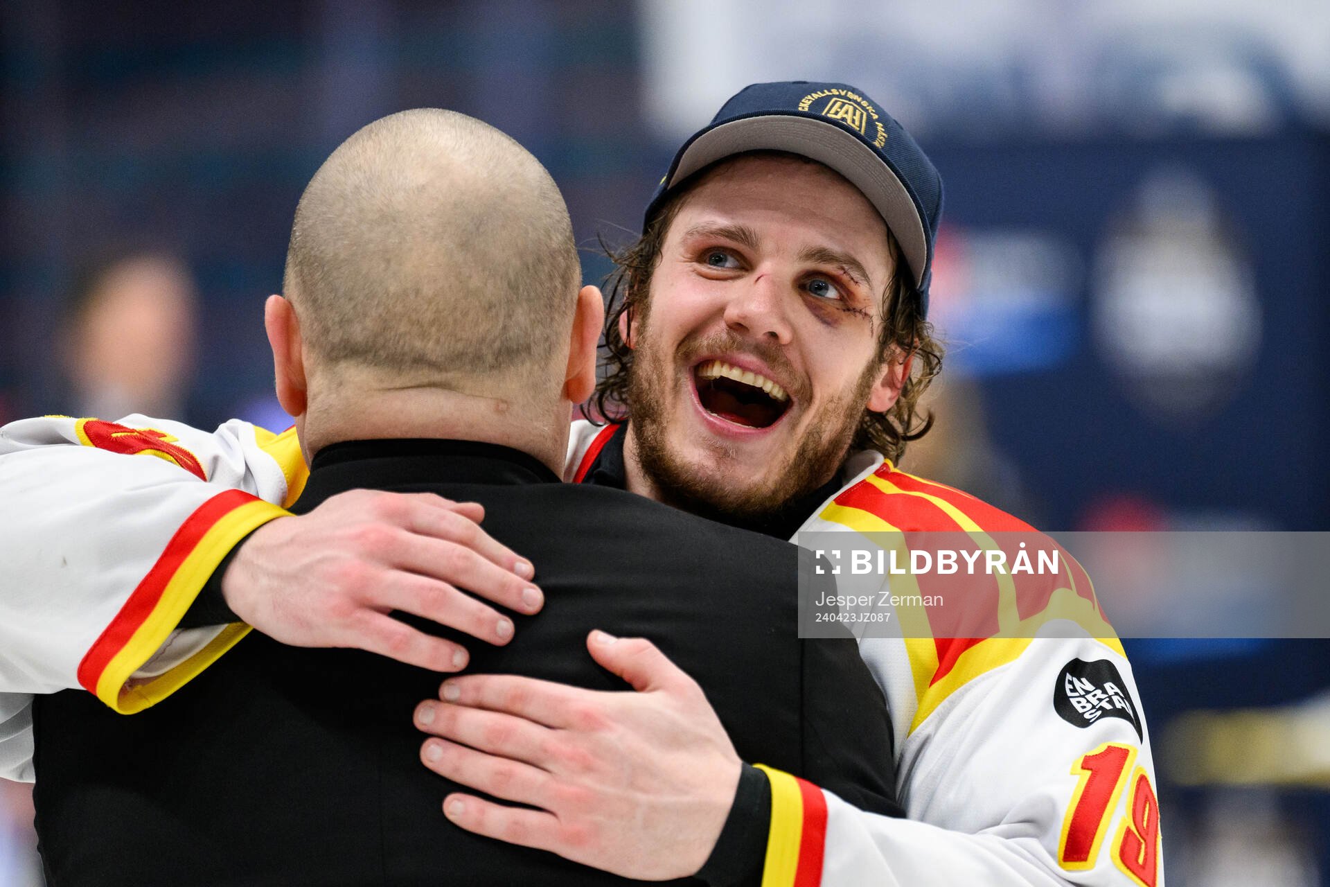 Brynäs Tyler Kelleher jublar