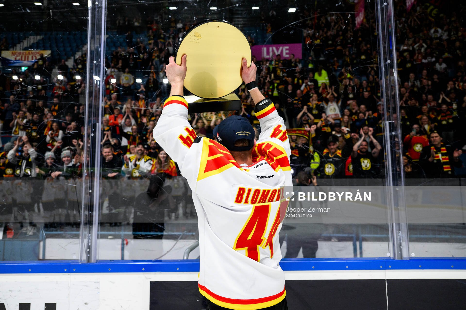 Brynäs Jacob Blomqvist jublar