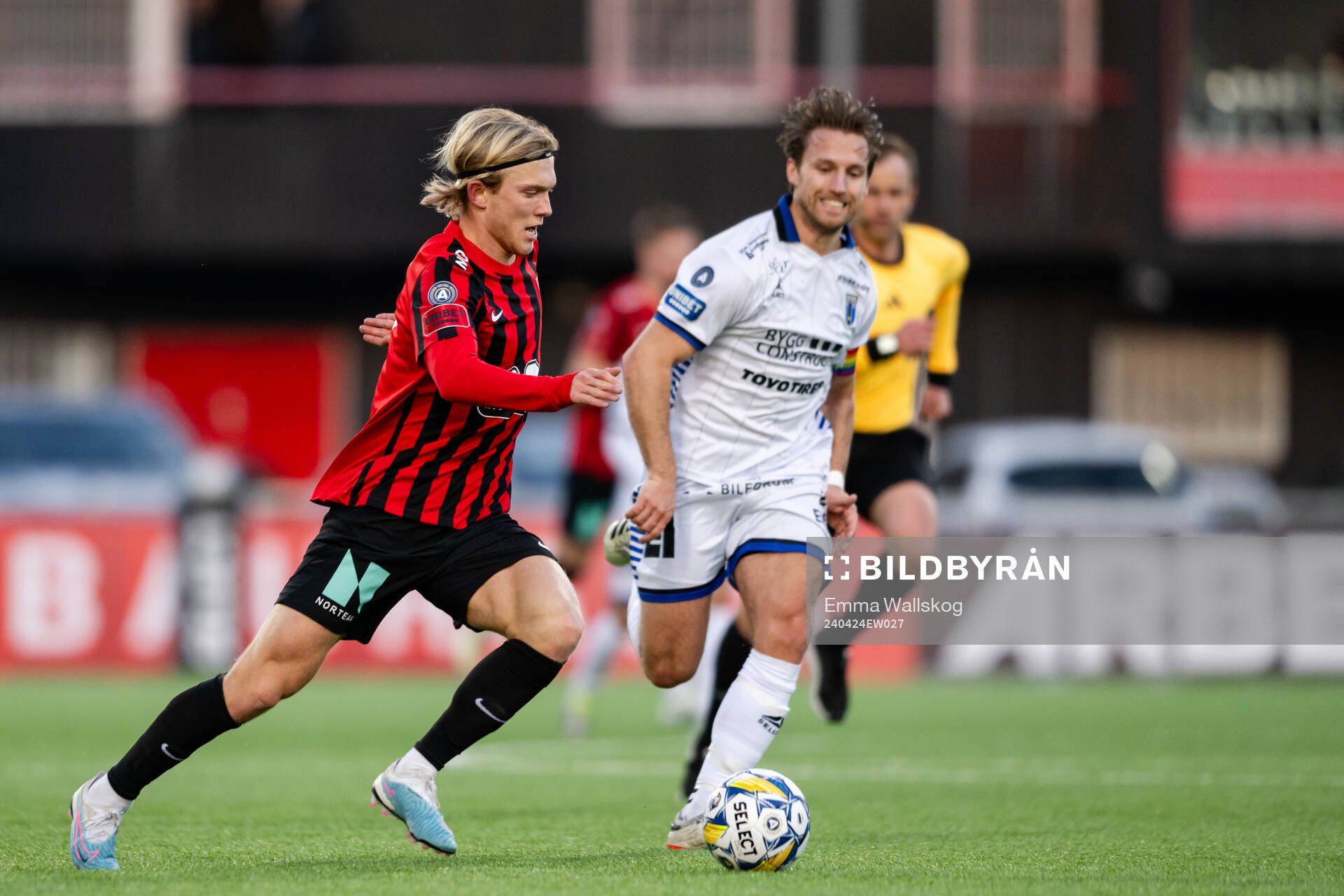 Brommapojkarnas Alexander Jensen och Sirius Daniel Stensson
