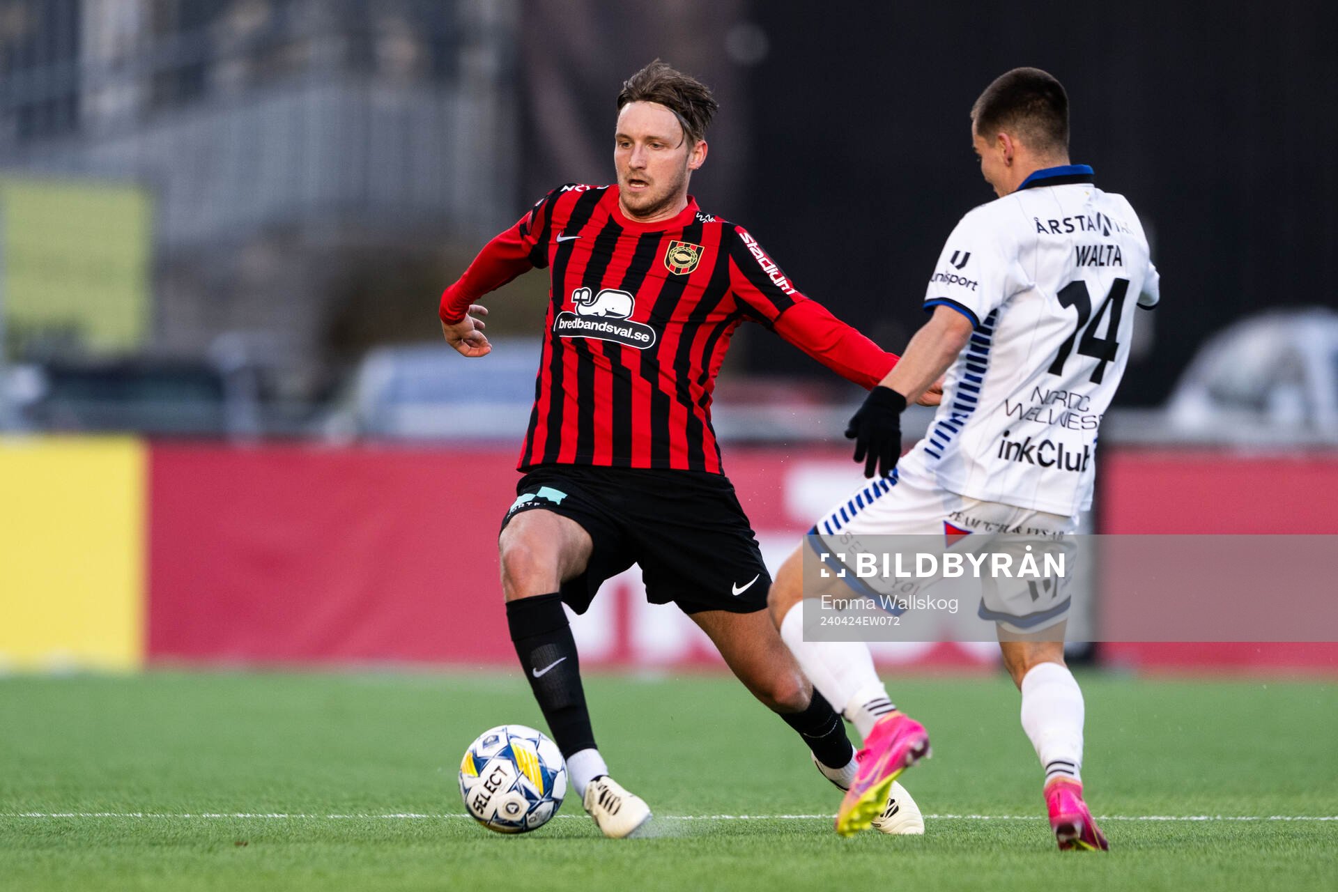 Brommapojkarnas Alexander Abrahamsson och Sirius Leo Walta