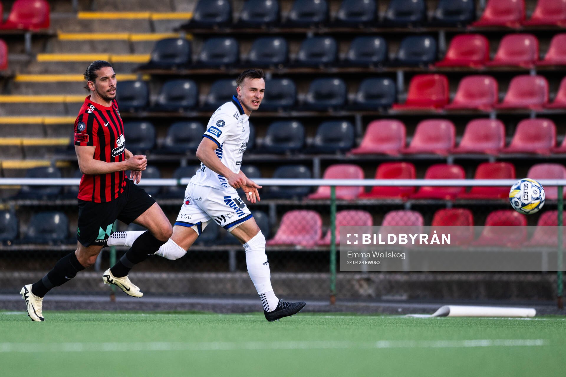 Brommapojkarnas Nikola Vasic och Sirius Henrik Castegren