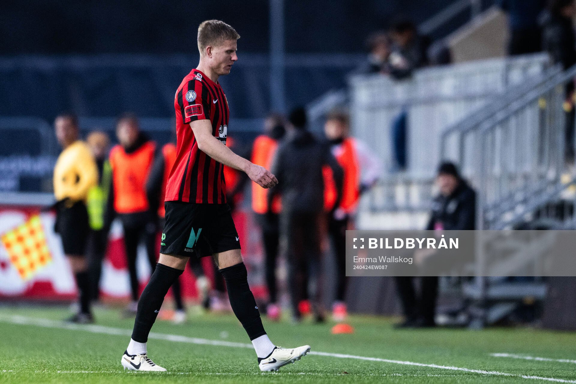 Brommapojkarnas Eric Björkander deppar