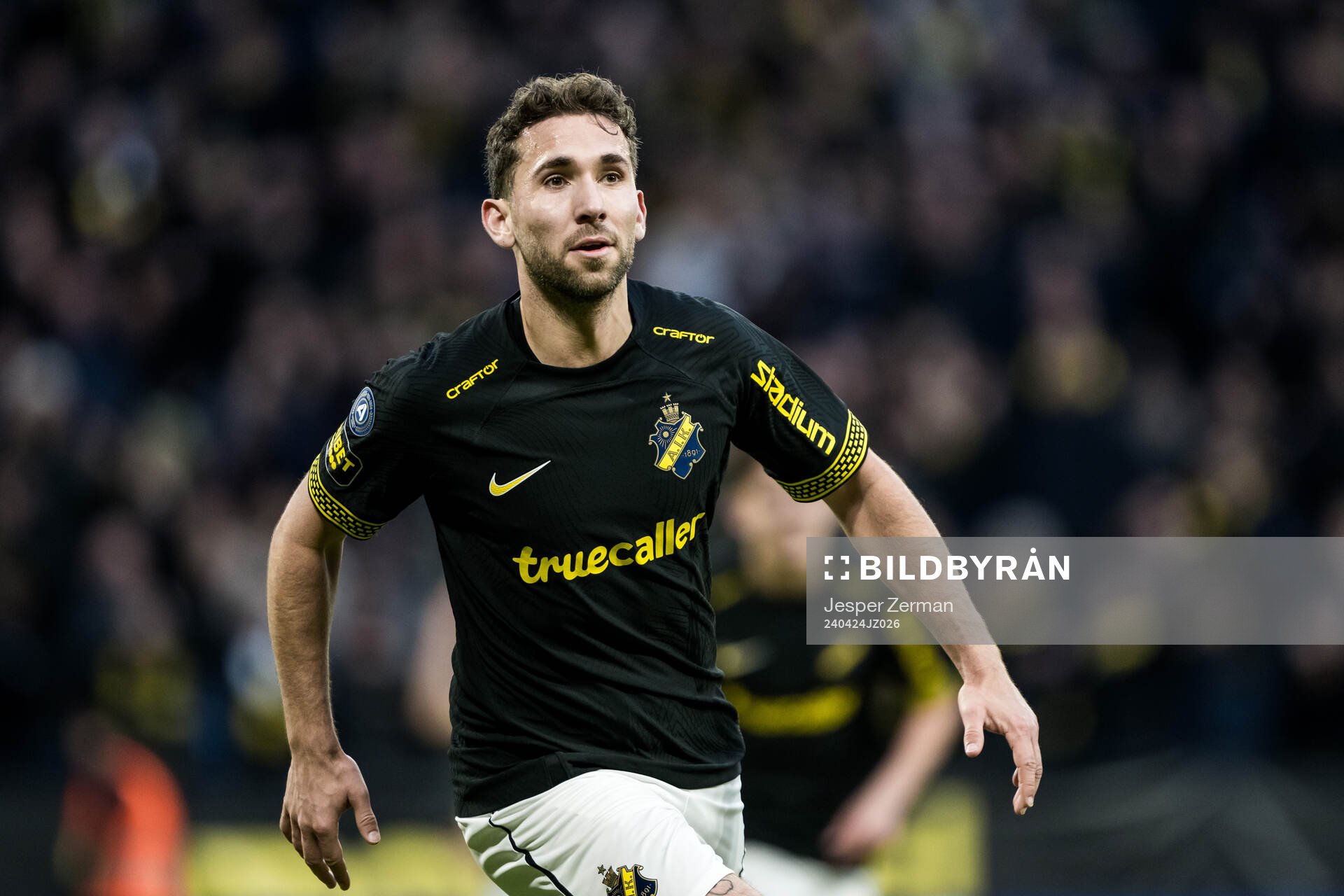 AIKs Benjamin Tiedemann Hansen jublar