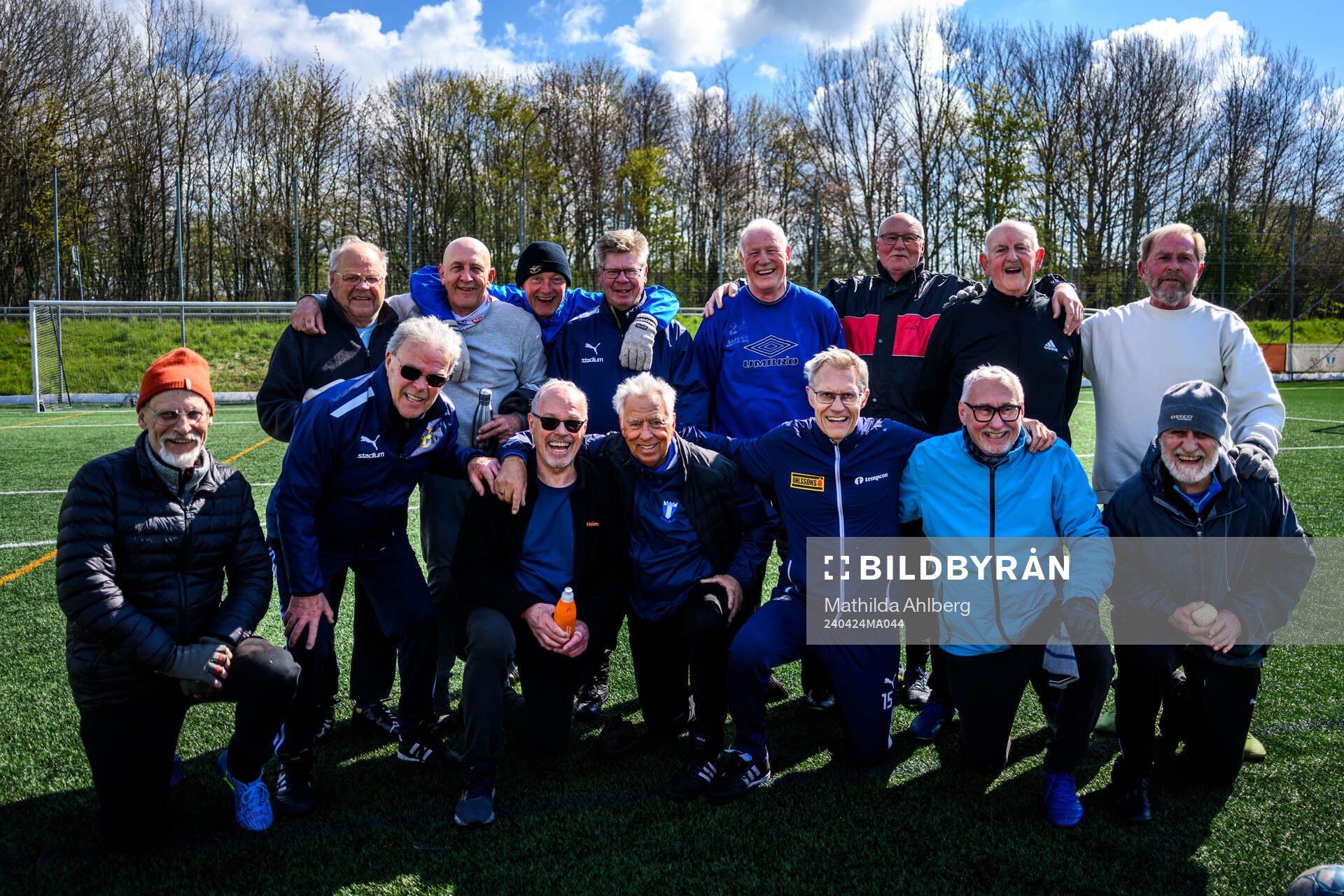 Vellinge IFs spelare tar en gruppbild