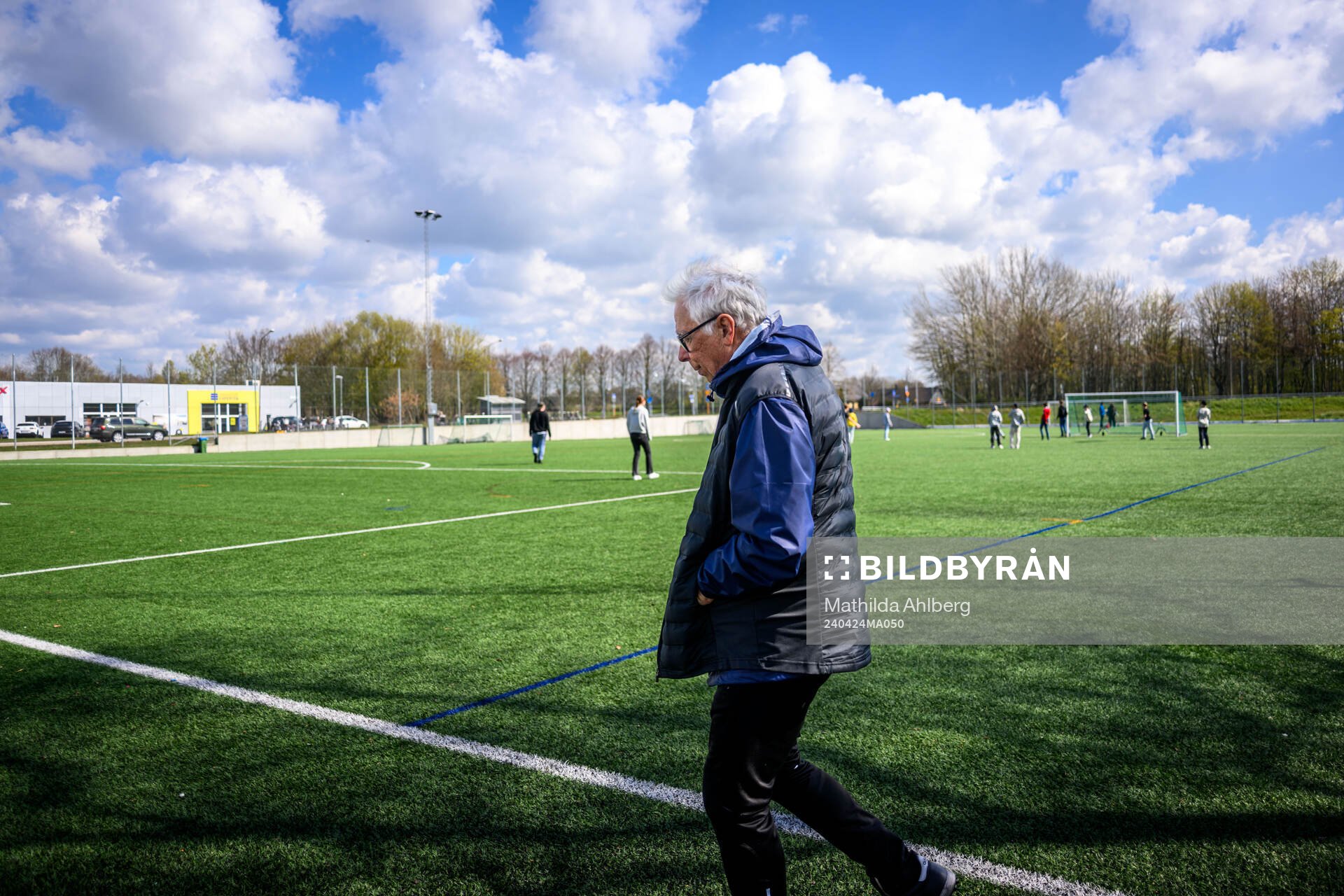 Tommy Hansson efter en träning i gåfotboll den 24 april 2024 i Vellinge. 