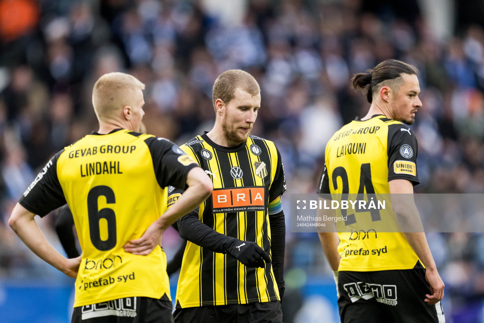 Häckens Axel Lindahl , Simon Gustafson och Amor Layouni