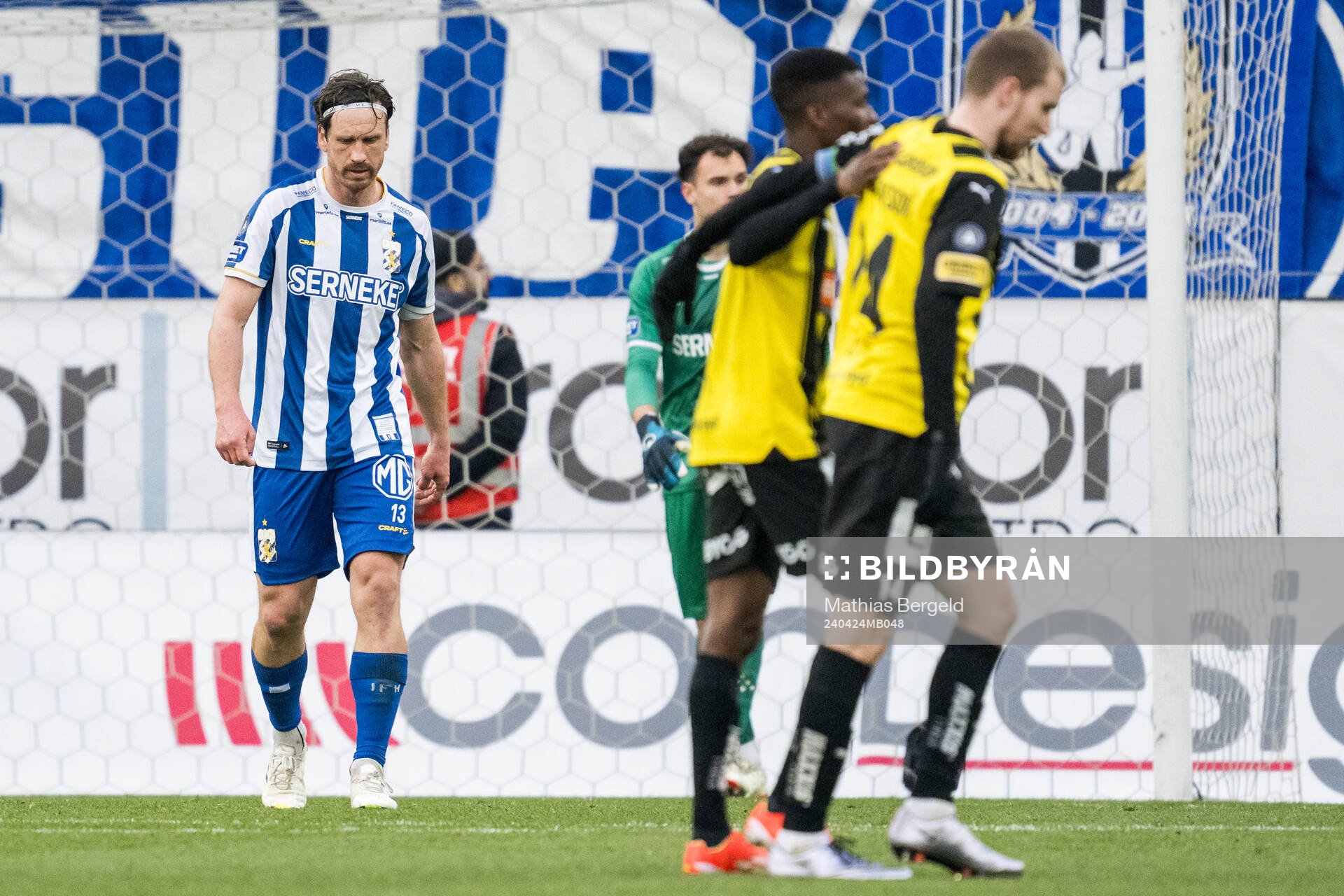 IFK Göteborgs Gustav Svensson deppar