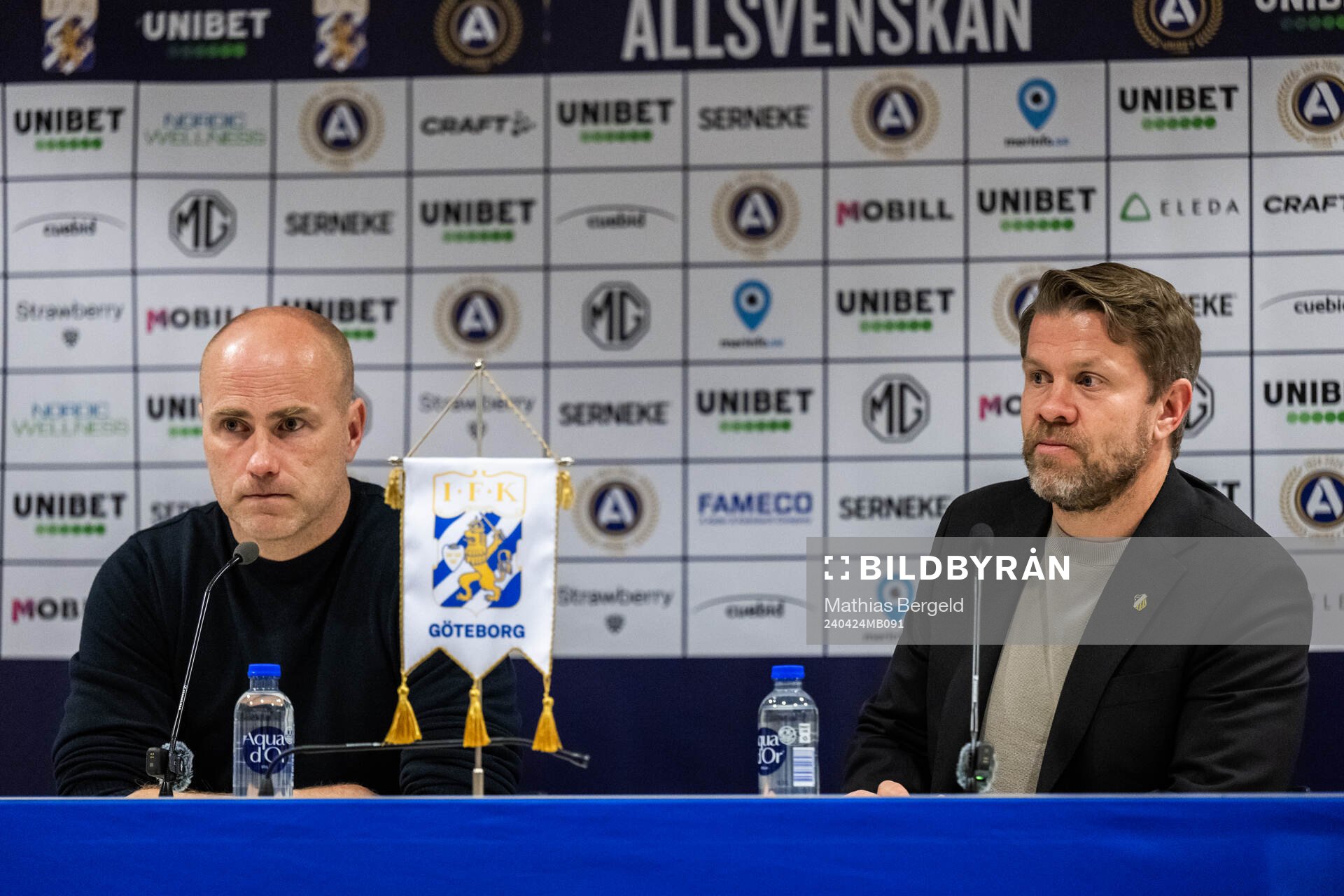 IFK Göteborgs tränare Jens Berthel Askou och Häckens