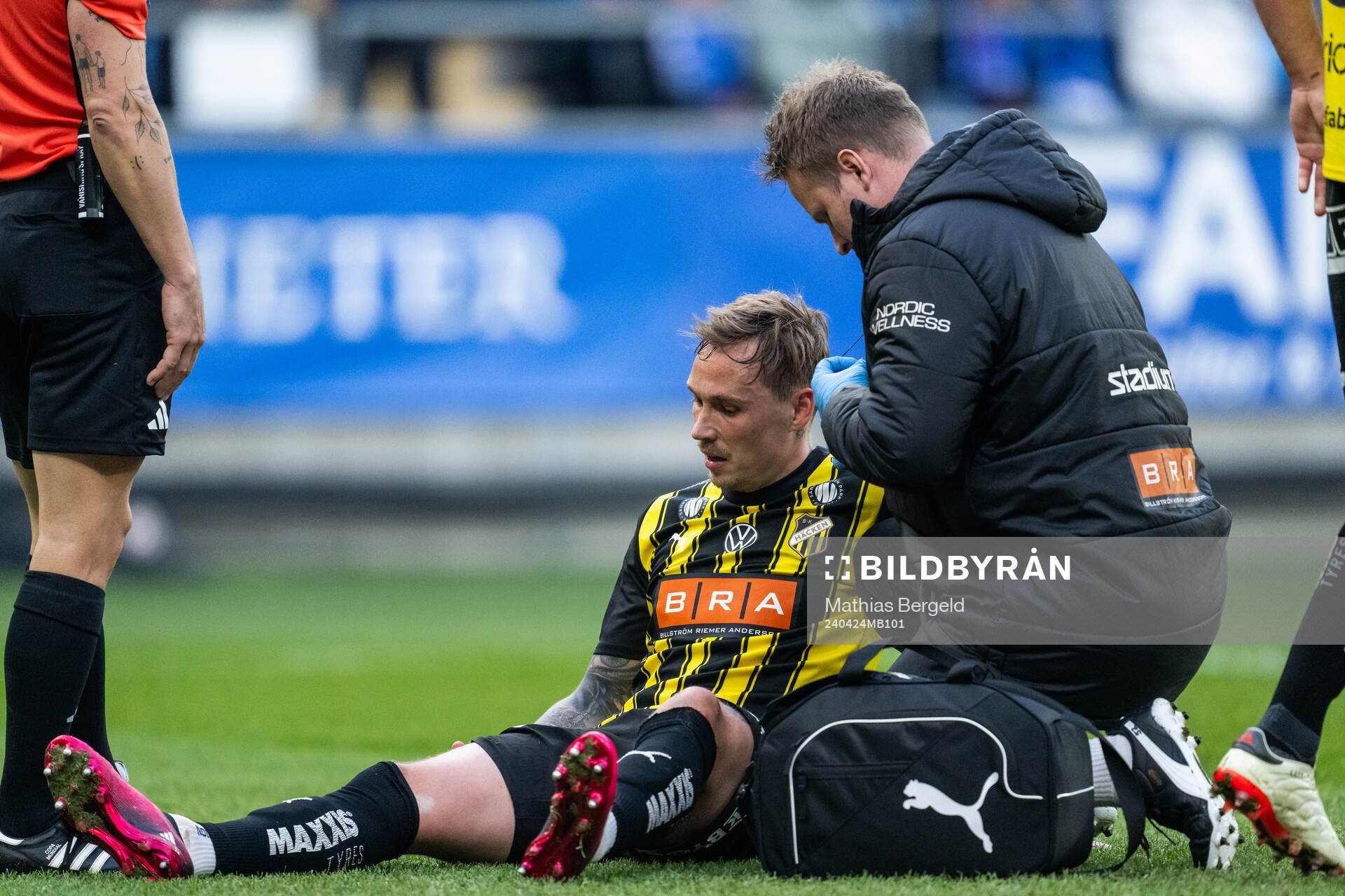 Häckens Jacob Barret Laursen får vård