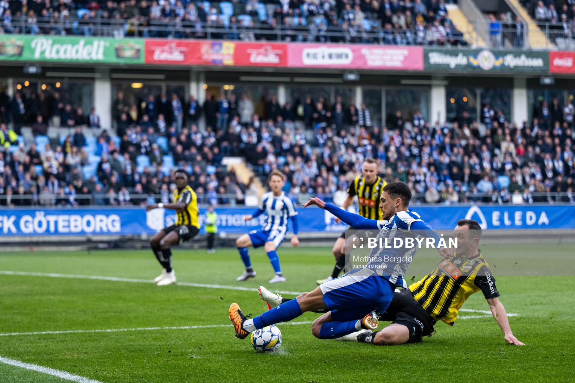 IFK Göteborgs Thomas Santos och Häckens Even Hovland