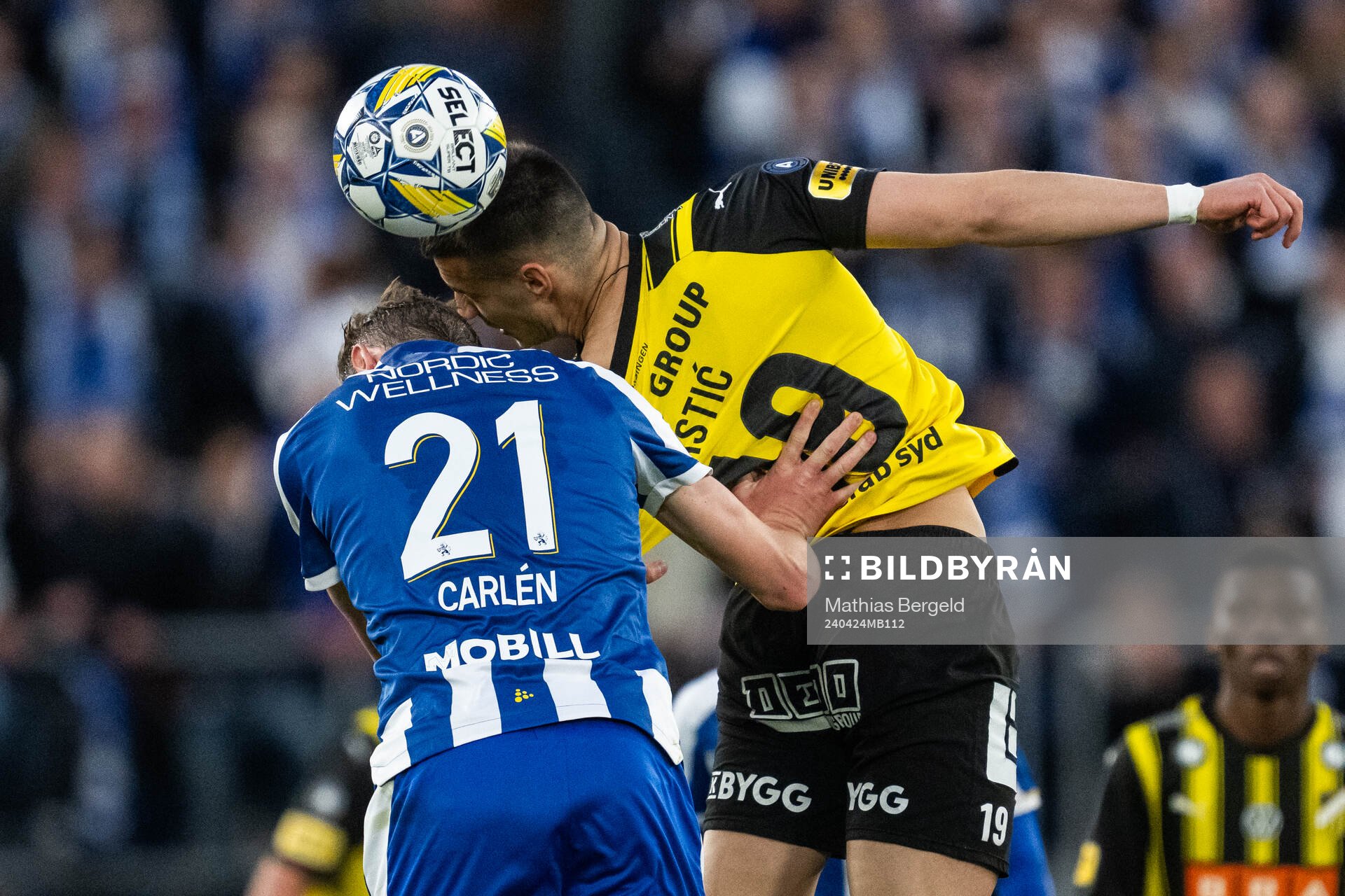IFK Göteborgs Adam Carlén och Häckens Srdjan Hrstic