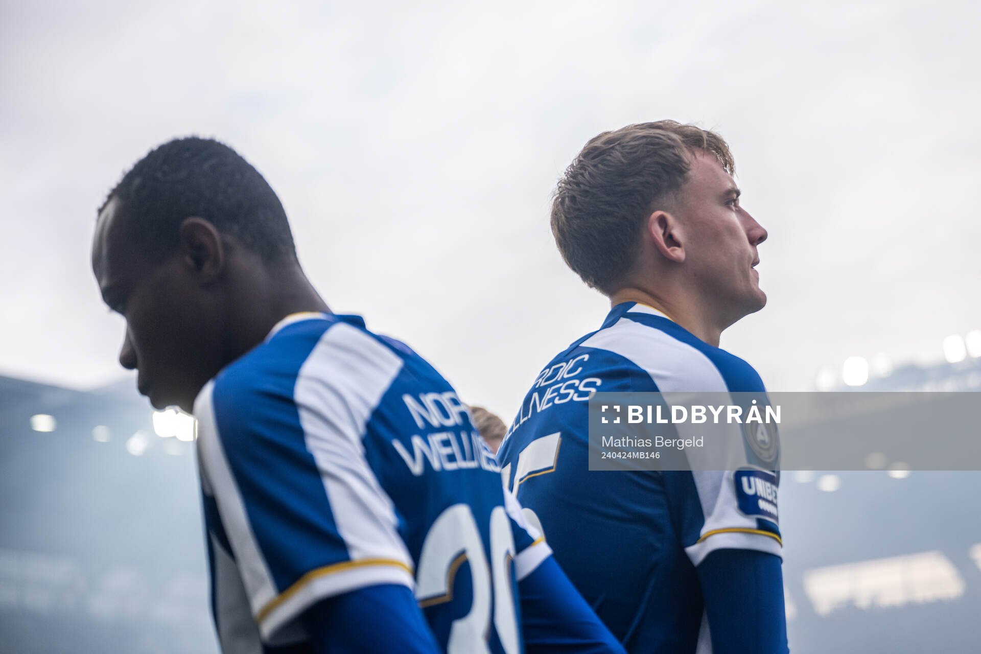 IFK Göteborgs Malick Junior Yalcouye och Sebastian Hausner