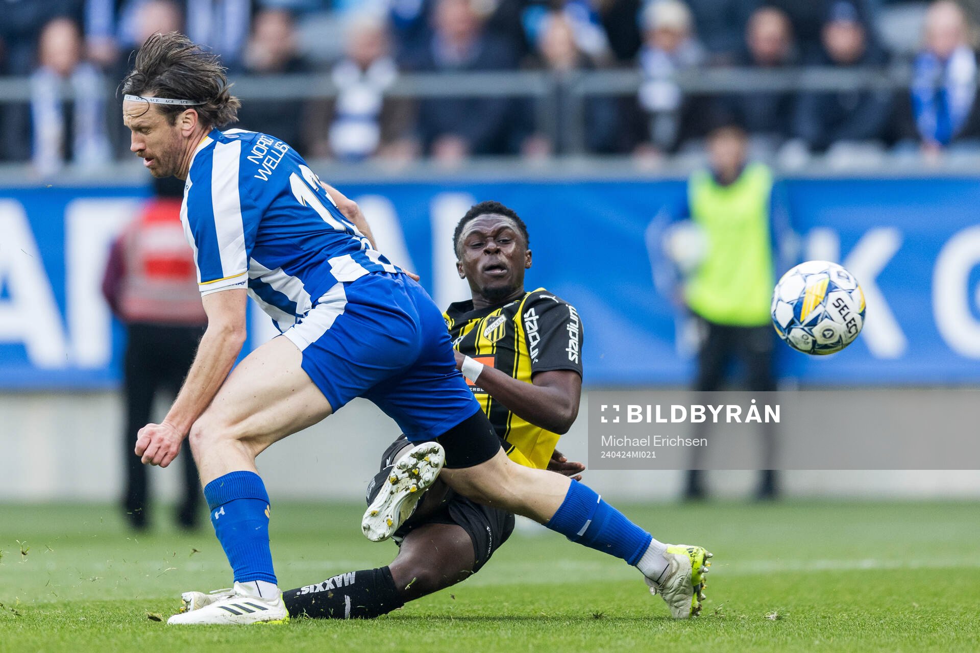 IFK Göteborgs Gustav Svensson och Häckens Zeidane Inoussa