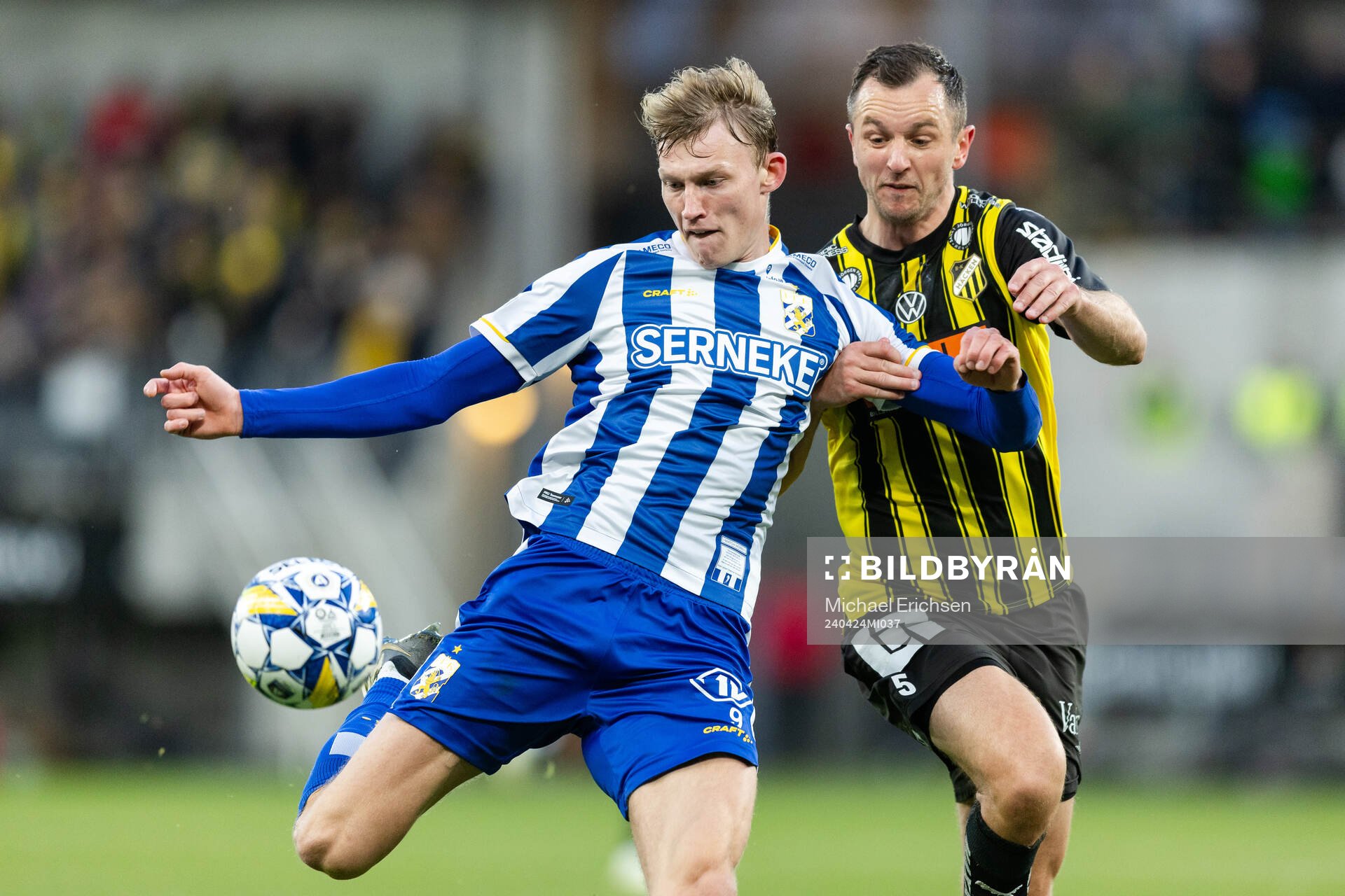 IFK Göteborgs Laurs Skjellerup och Häckens Even Hovland