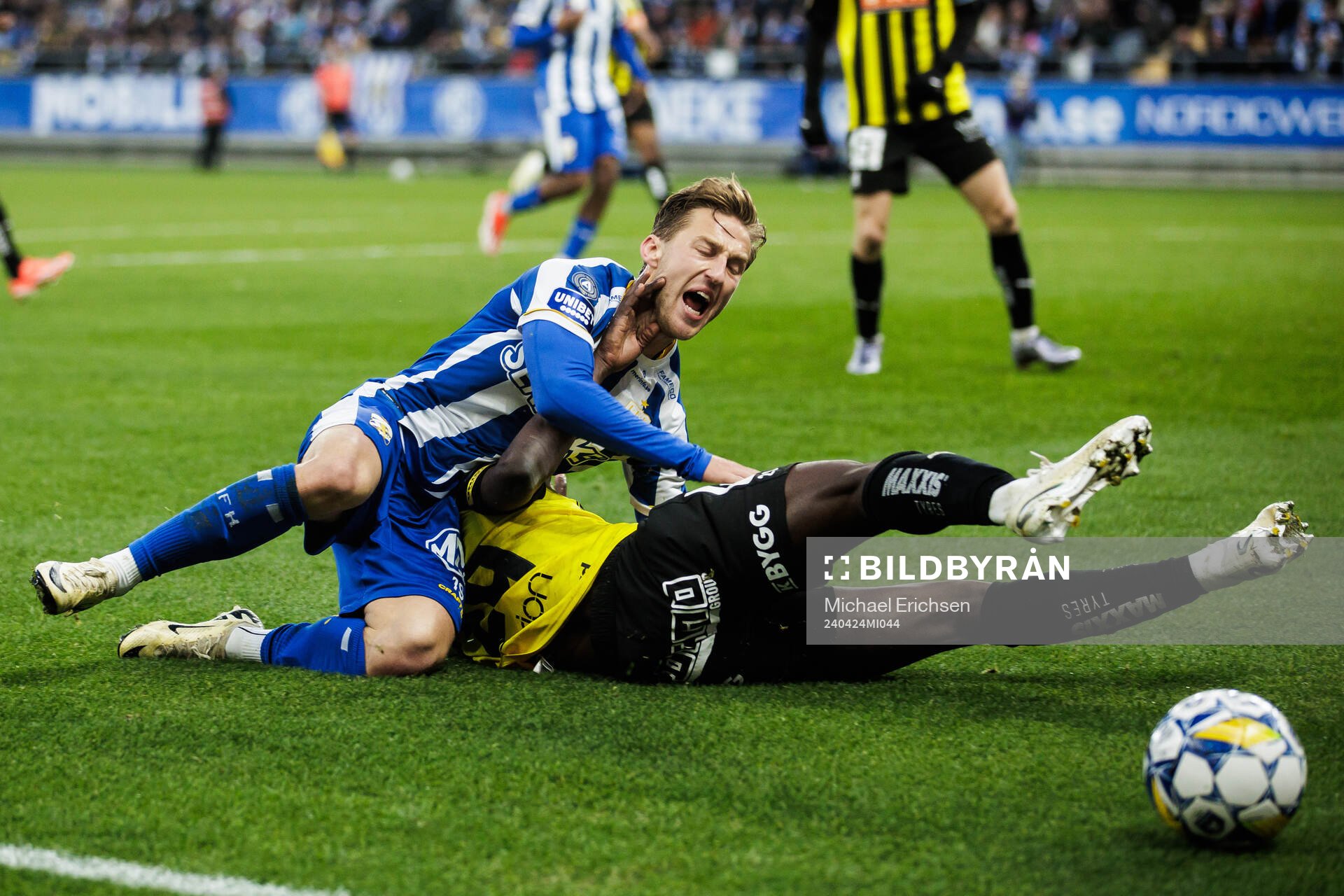 IFK Göteborgs Arbnor Mucolli och Häckens Zeidane Inoussa