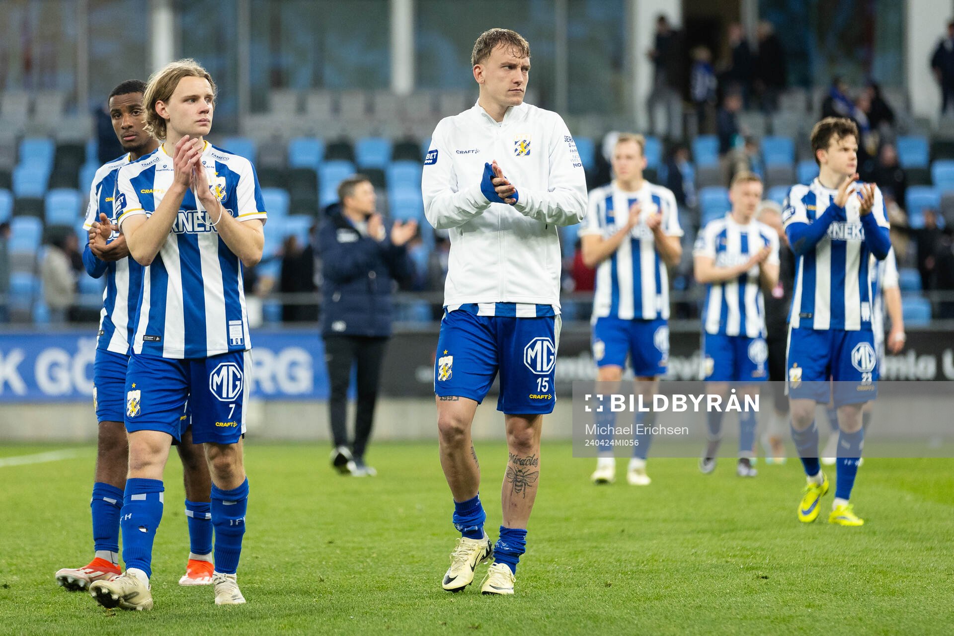 IFK Göteborgs Oscar Pettersson och Sebastian Hausner