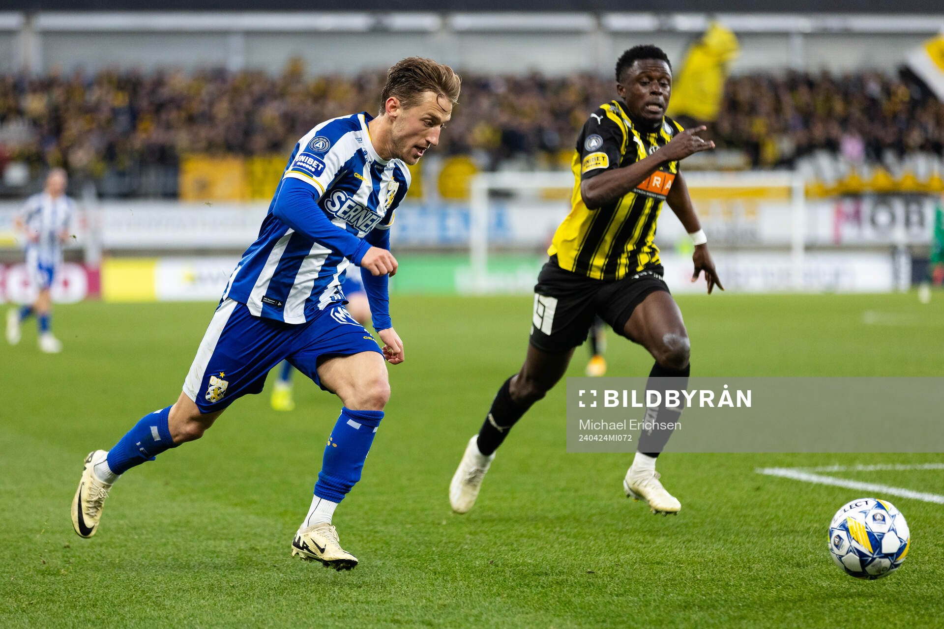 IFK Göteborgs Arbnor Mucolli och Häckens Zeidane Inoussa