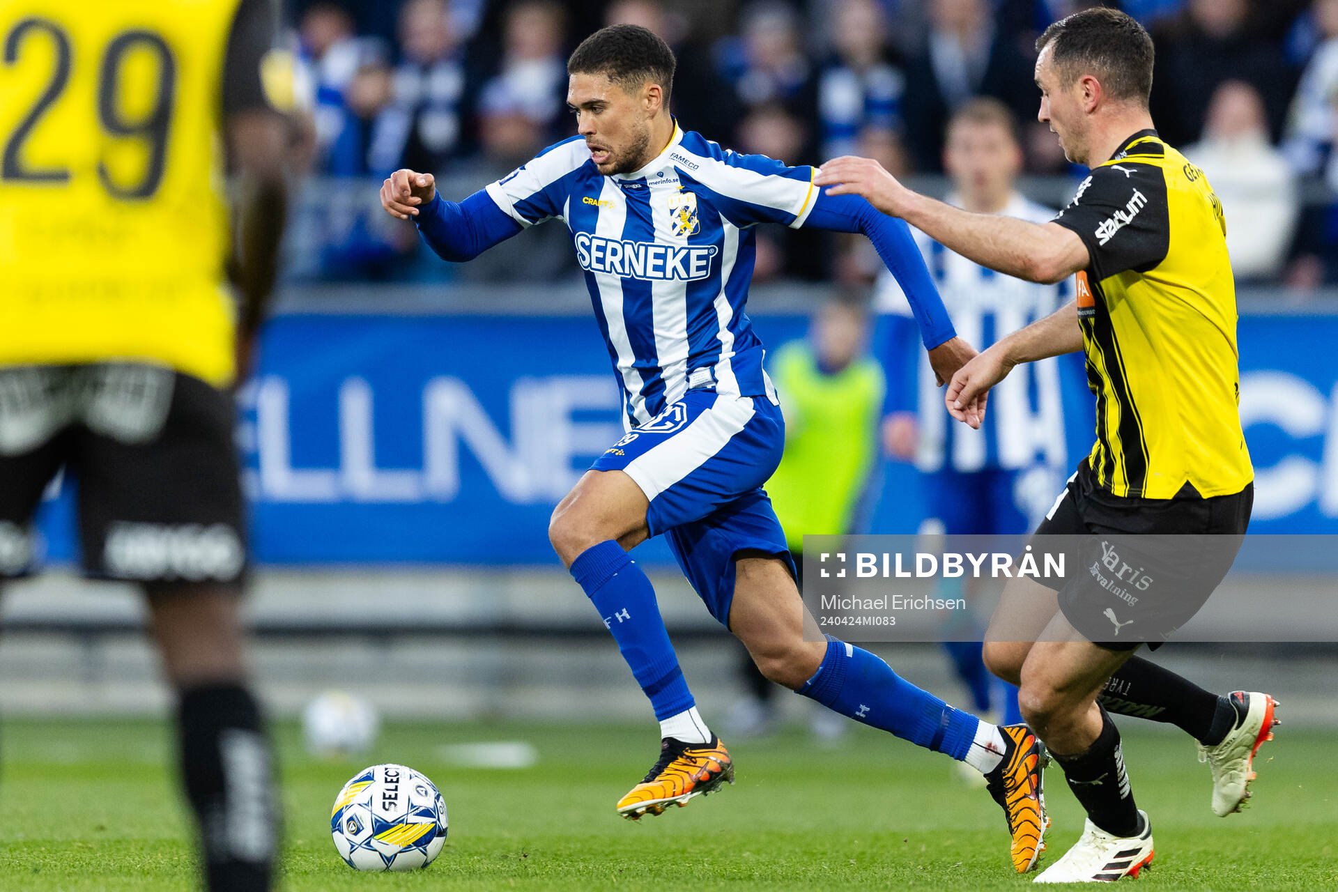 IFK Göteborgs Thomas Santos och Häckens Even Hovland