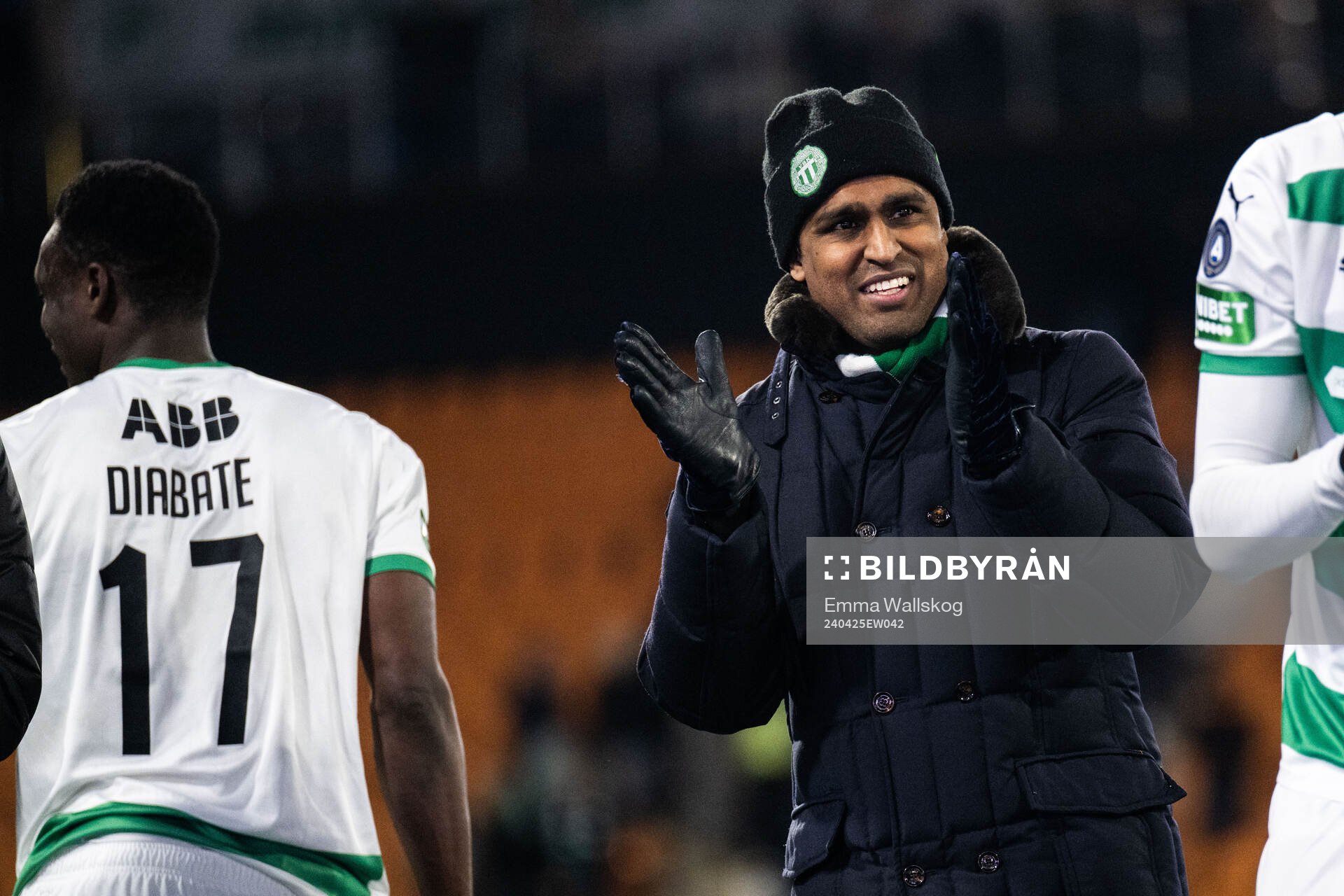 Västerås tränare Kalle Karlsson jublar