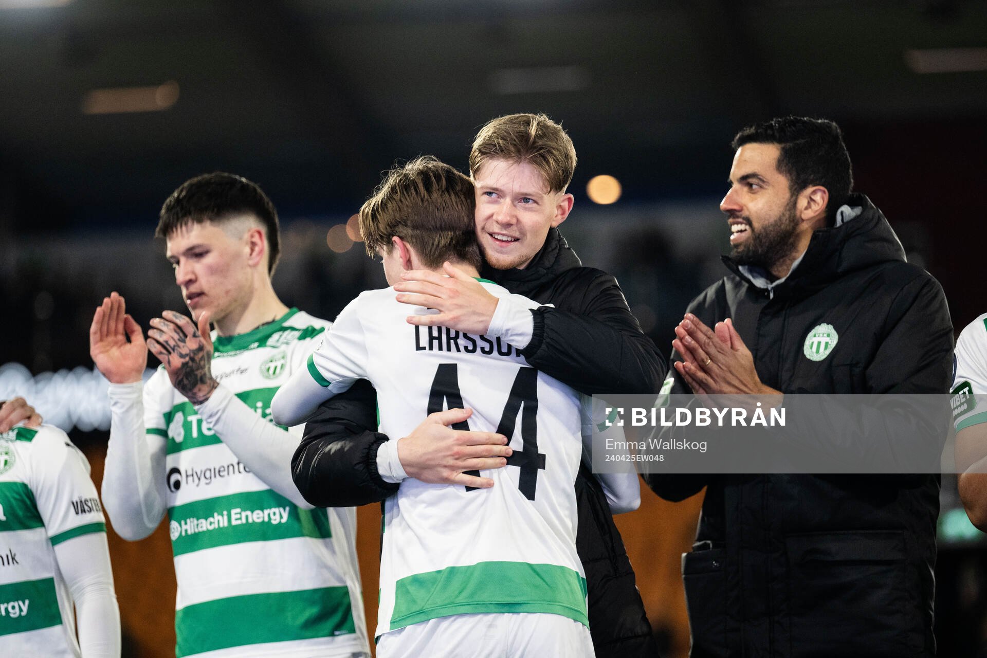 Västerås Max Larsson och Patric Åslund jublar