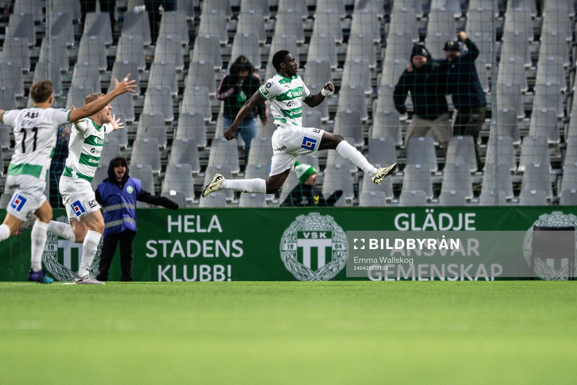 Västerås Ibrahim Yalatif Diabate jublar