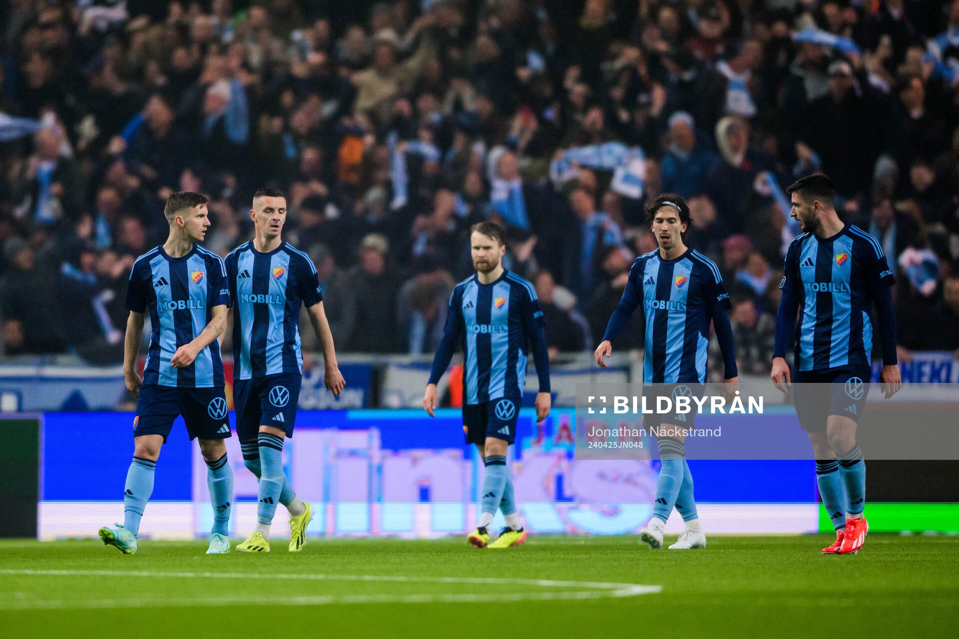 Djurgårdens spelare deppar