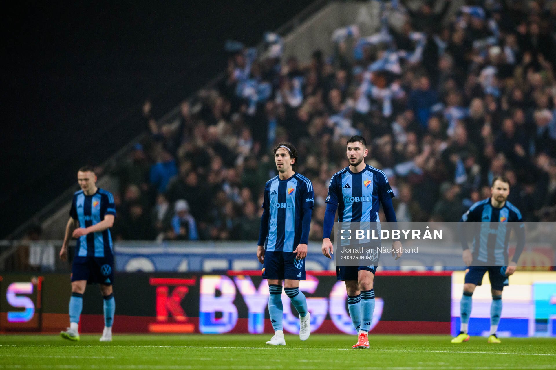 Djurgårdens spelare deppar