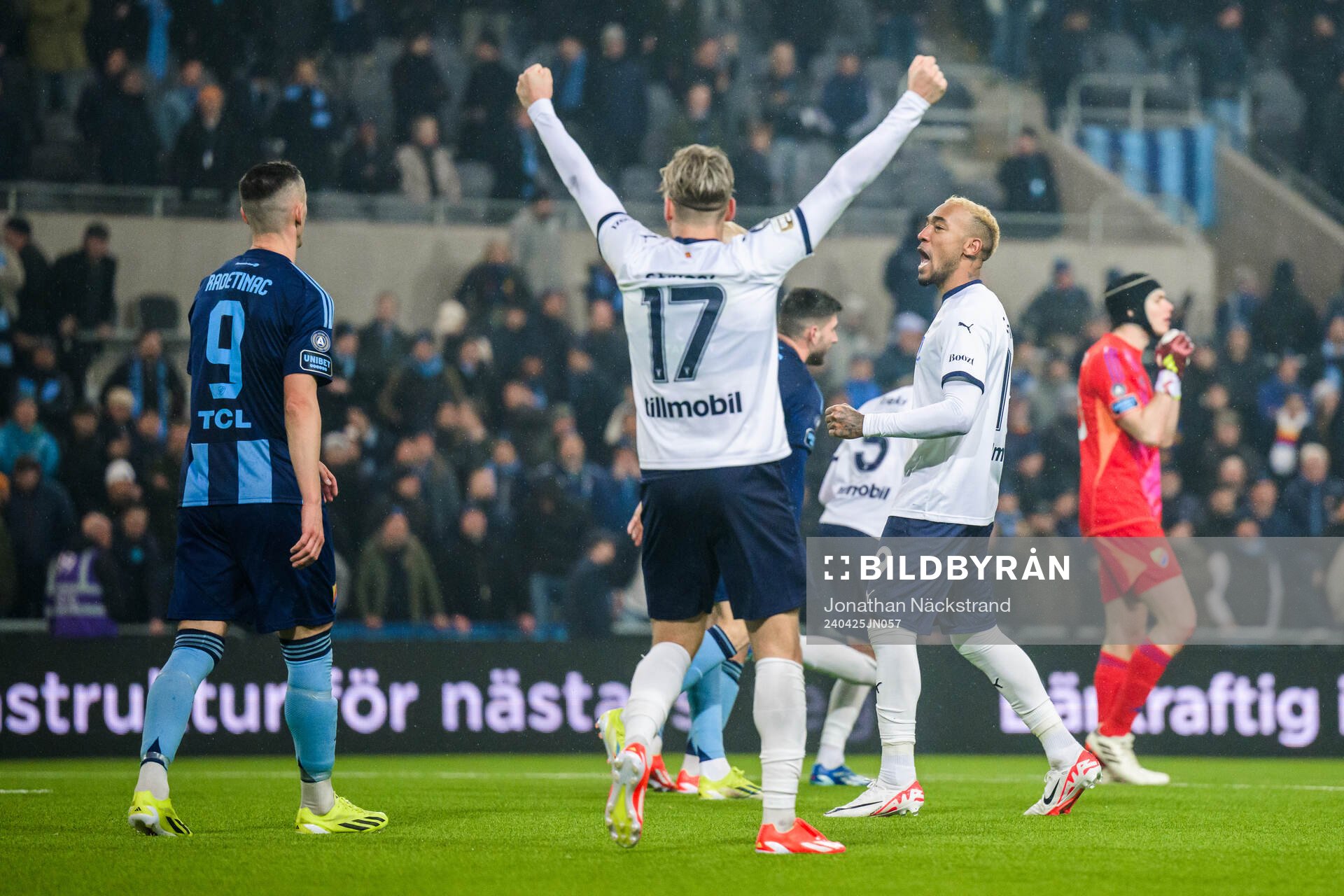 Malmö FFs Derek Cornelius jublar