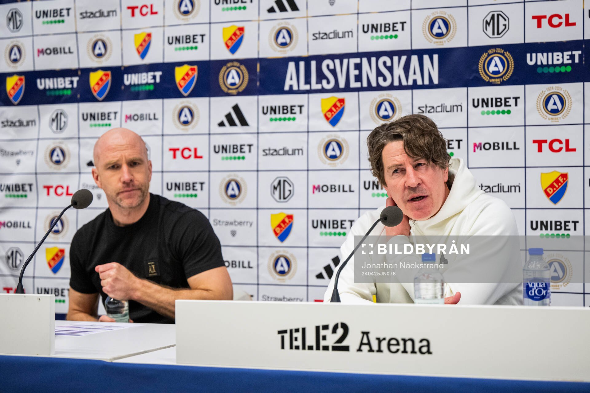 Malmö FFs tränare Henrik Rydström och Djurgårdens