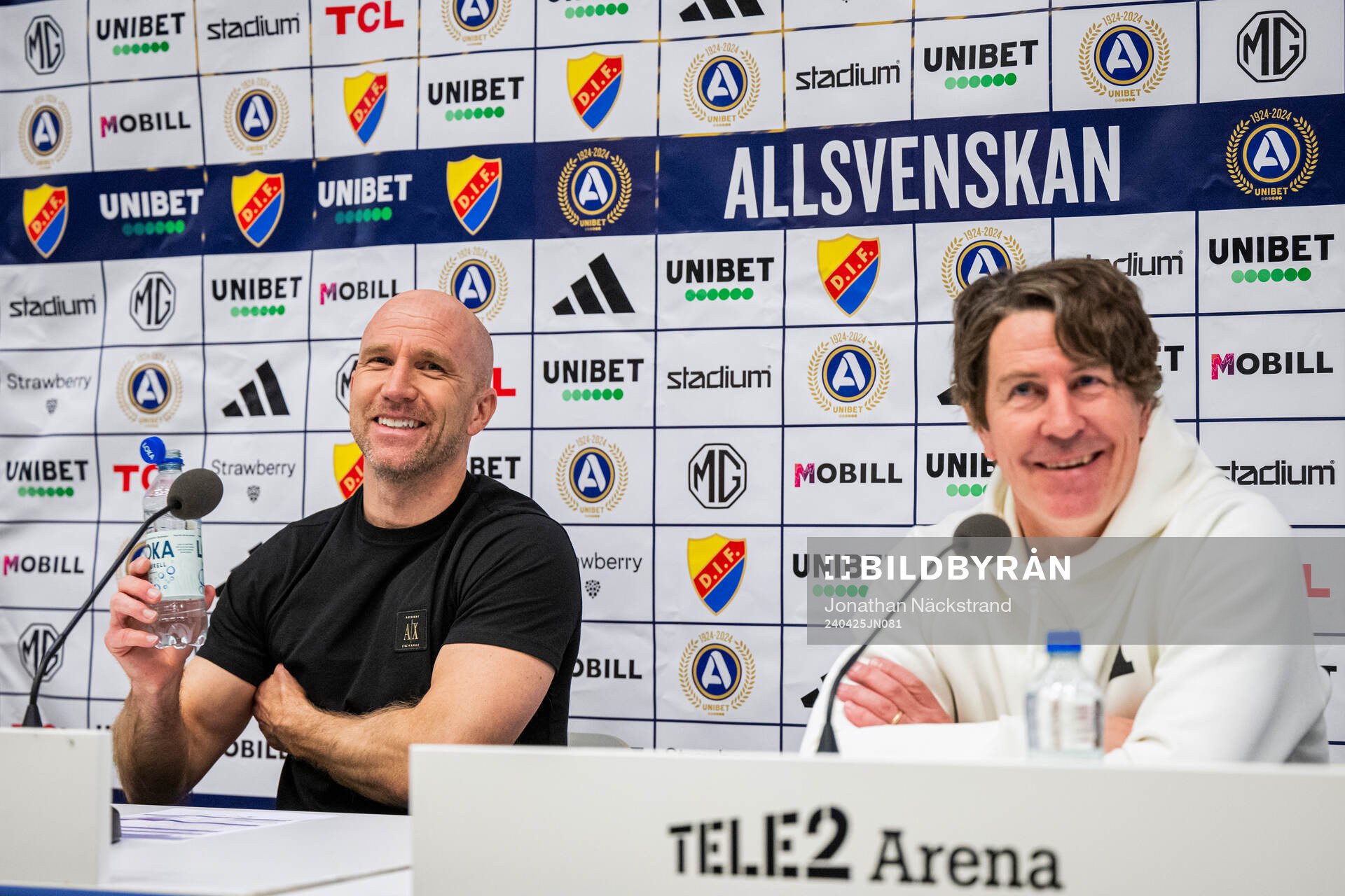 Malmö FFs tränare Henrik Rydström och Djurgårdens
