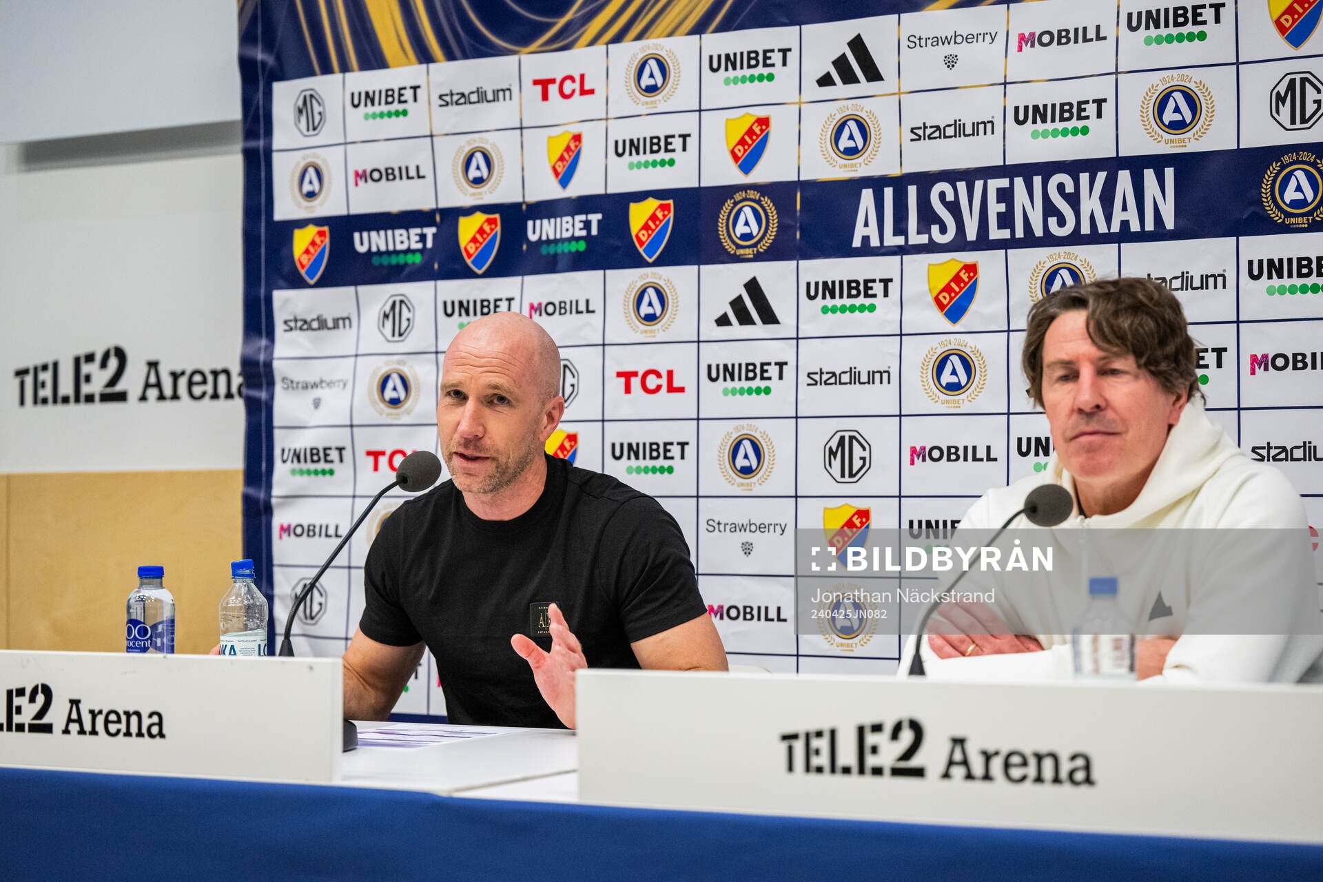 Malmö FFs tränare Henrik Rydström och Djurgårdens