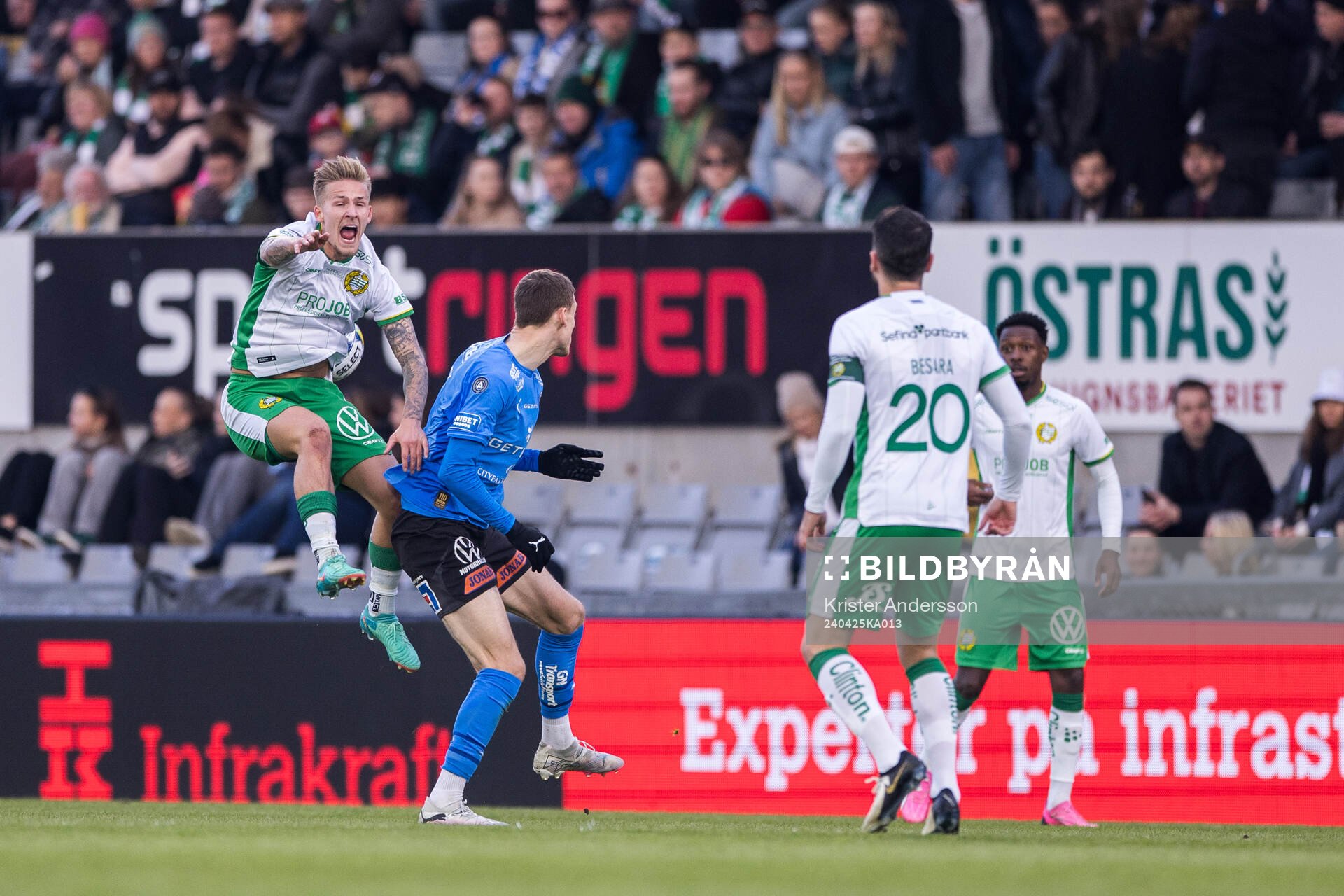Hammarbys Fredrik Hammar och Halmstads Viktor Granath